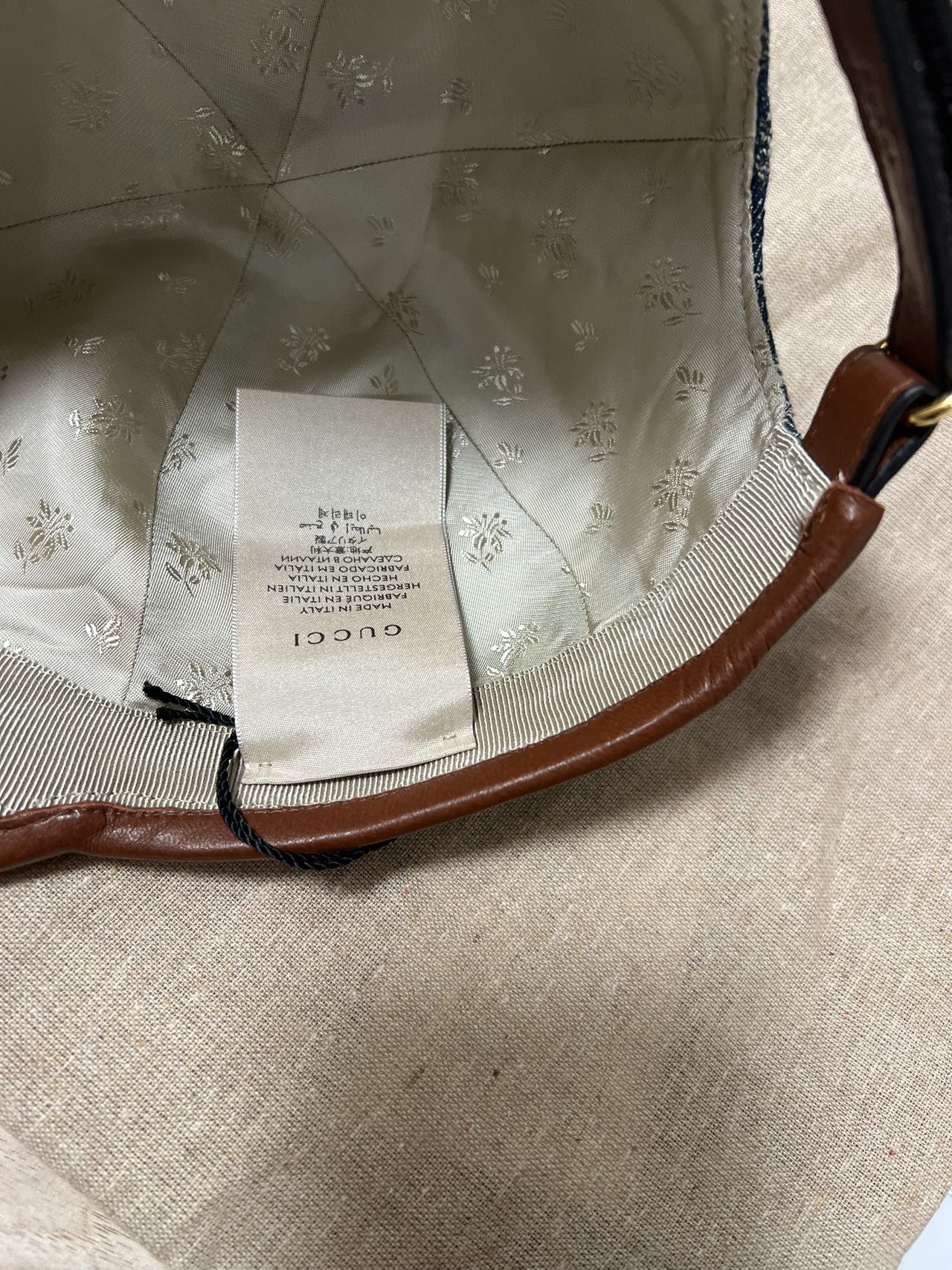 Gucci unisex gucci GG Denim Baseball Cap Size ONE SIZE - 7 Thumbnail