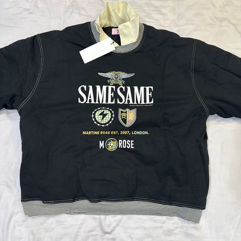 Martine Rose martine rose long sleeve sweatshirt in black Size US L / EU 52-54 / 3 - 7 Thumbnail