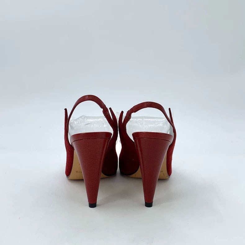 Givenchy Givenchy Size 36 Red Pointed Heels Size US 5.5 / IT 35.5 - 4 Thumbnail