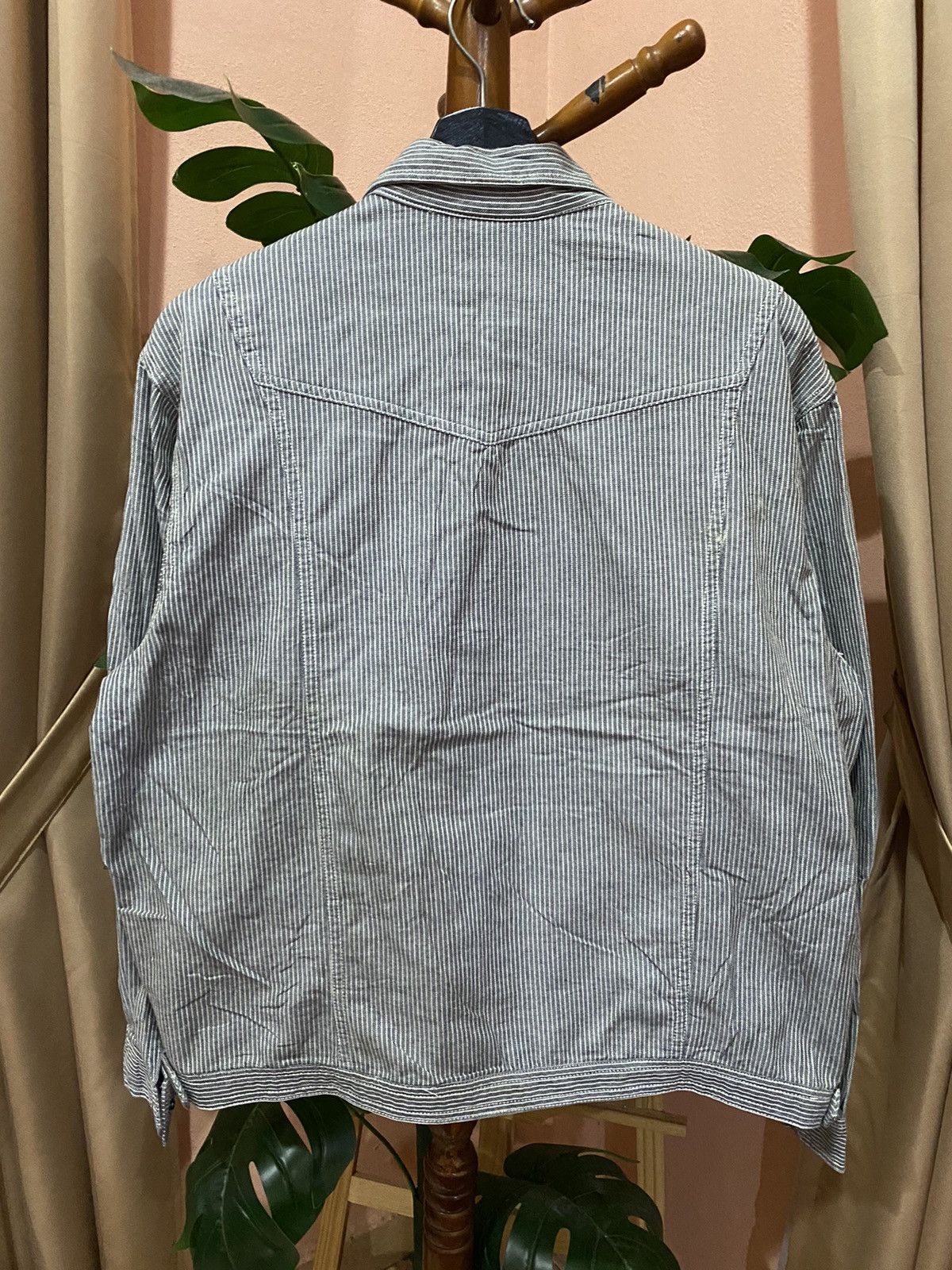 Vintage Vintage Dogman Satisfactory Workwear Jacket – Striped Size US L / EU 52-54 / 3 - 7 Thumbnail