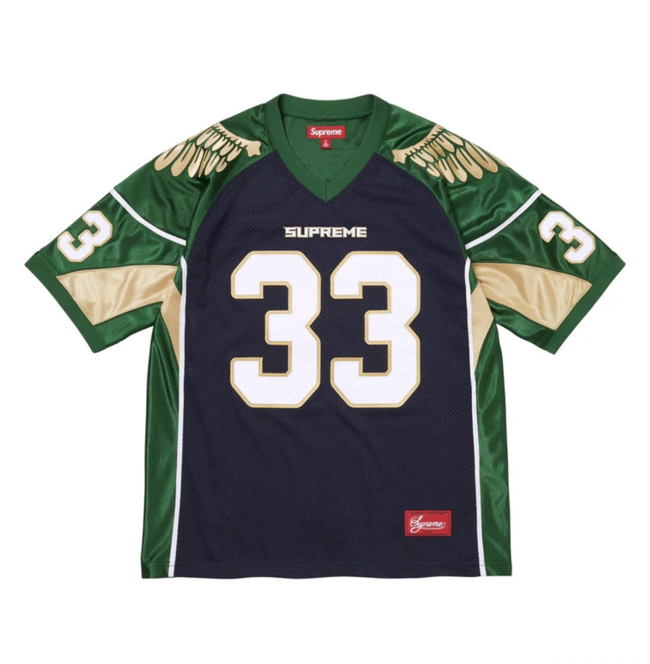 Supreme Supreme Above All Football Jersey Green XXL | Grailed