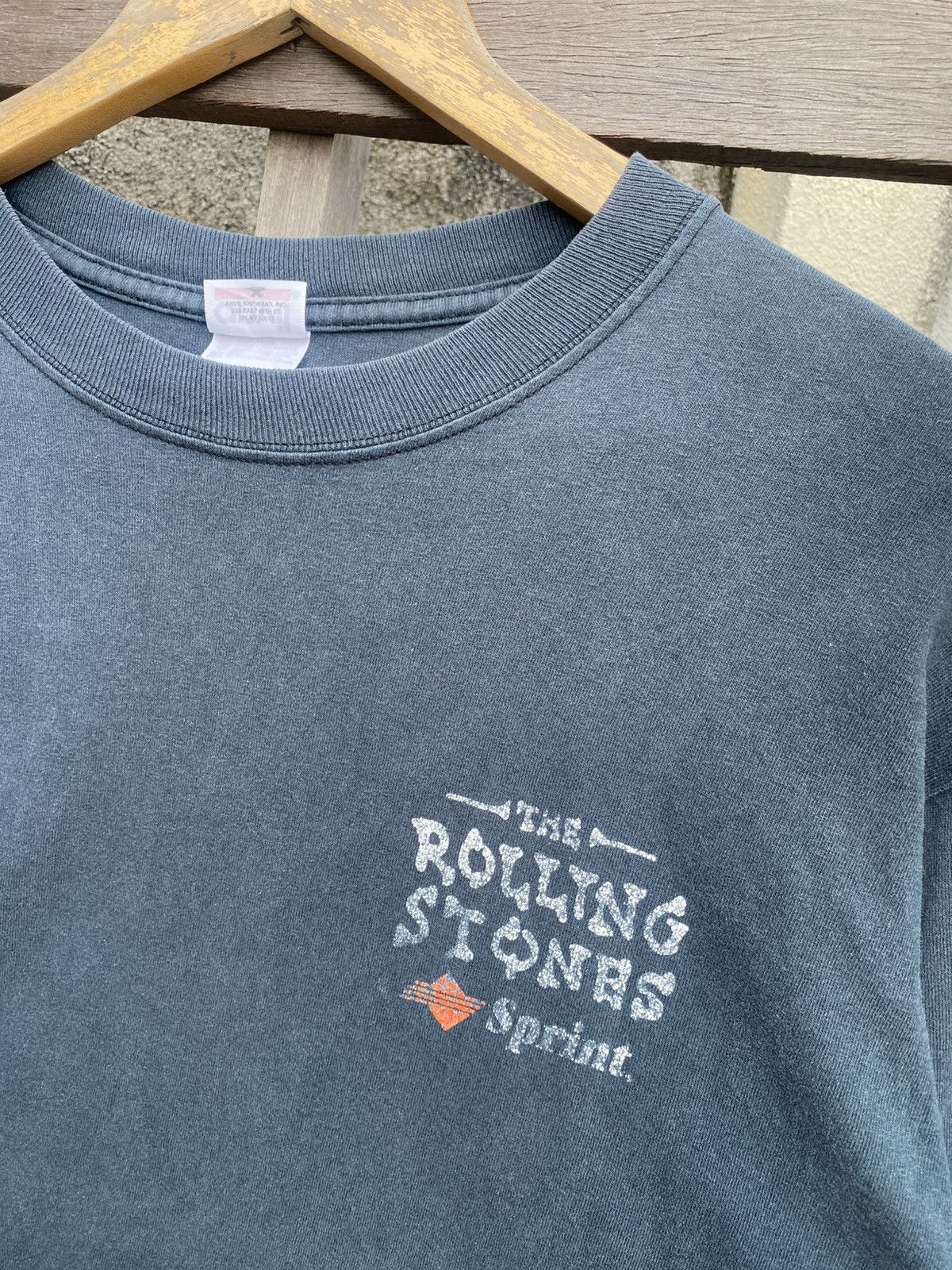 Band Tees Vintage Sunfaded Rolling Stones Long Sleeve Tshirt Size US M / EU 48-50 / 2 - 10 Thumbnail