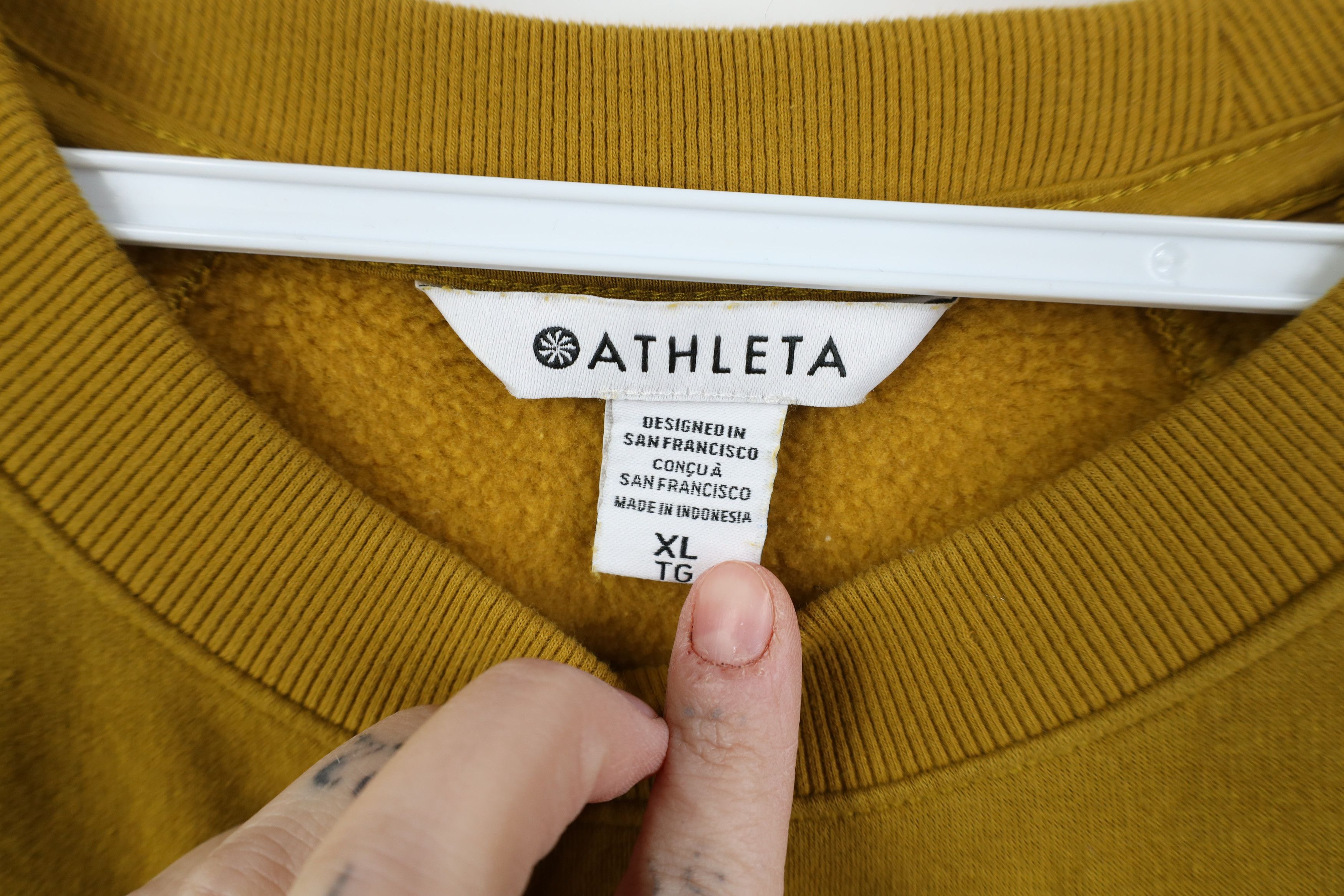 Athleta Athleta Retroplush Revive Crewneck Sweatshirt Palo Verde Size XL / US 12-14 / IT 48-50 - 4 Thumbnail