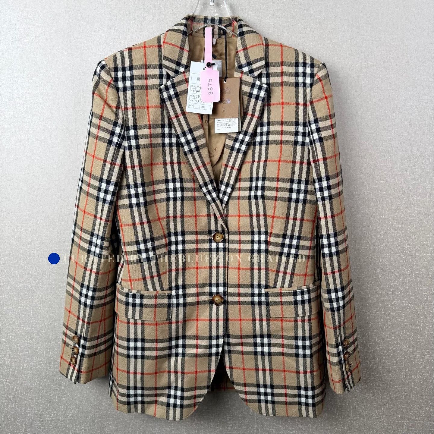 Burberry Burberry Plaid Pattern Blazer Size XS / US 0-2 / IT 36-38 - 1 Thumbnail