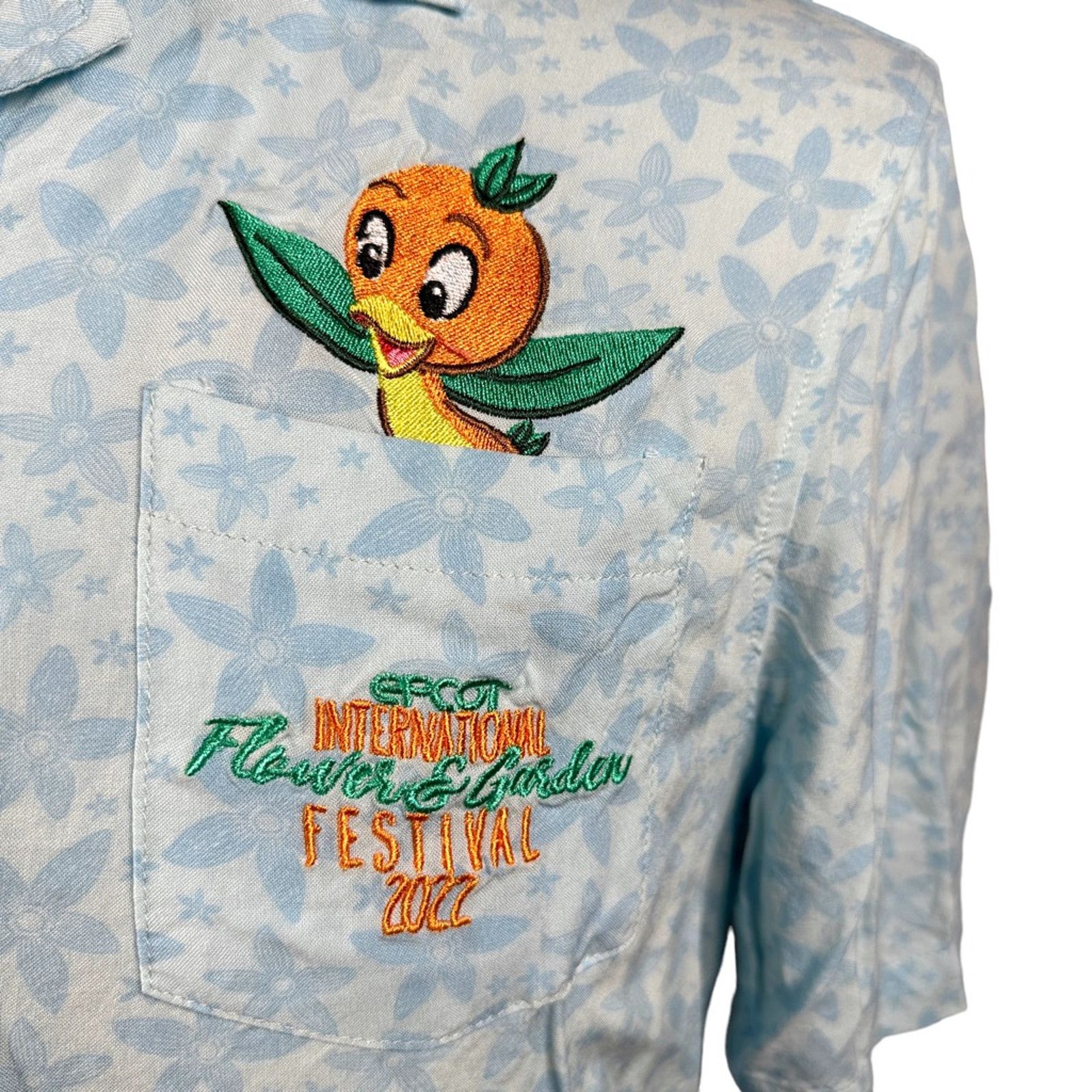 Disney Disney Shirt Epcot Flower & Garden Festival 2022 Bird Blue S Size US S / EU 44-46 / 1 - 6 Thumbnail