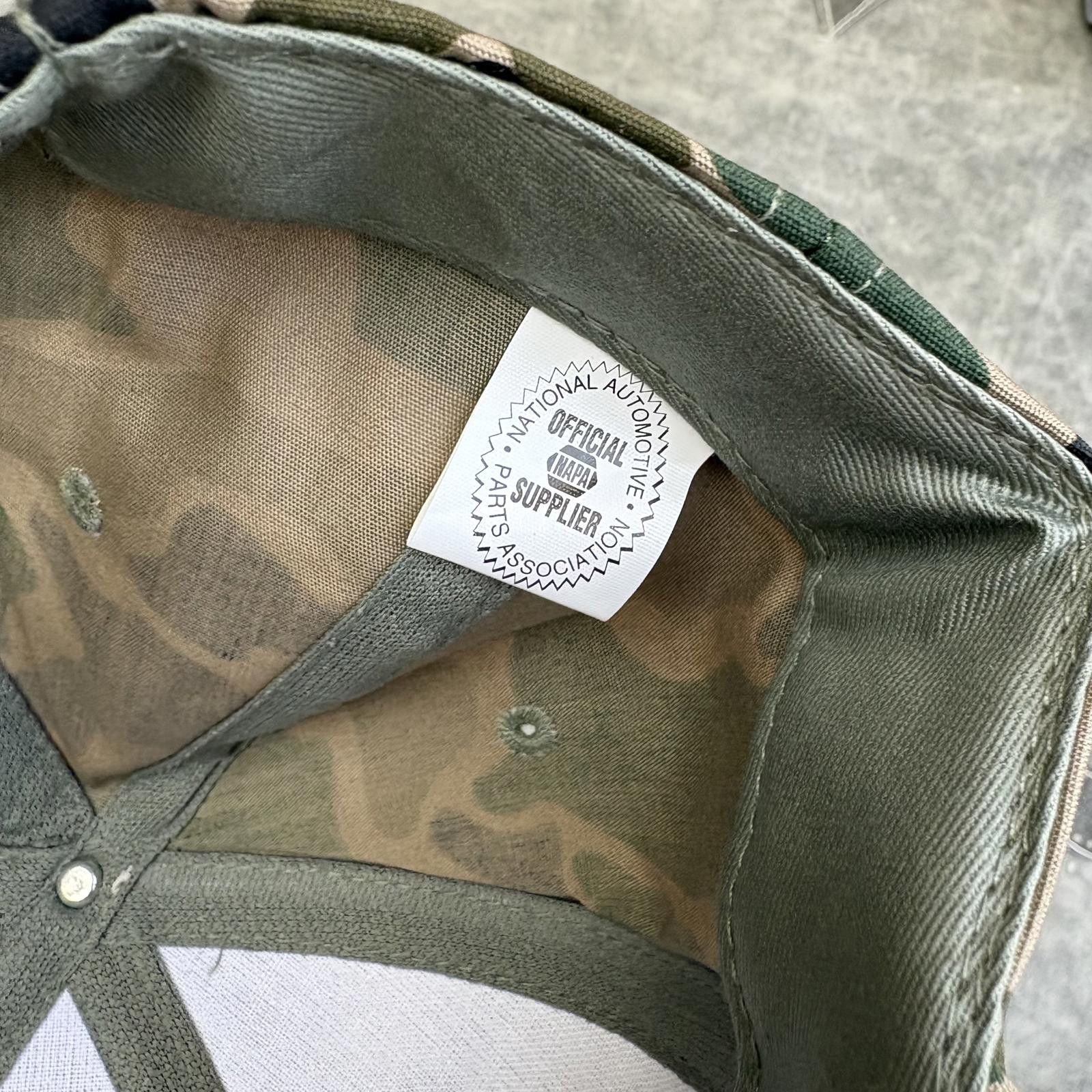 Vintage Vintage 90s Deadstock NAPA Auto Parts Duck Camo SnapBack Hat Size ONE SIZE - 4 Thumbnail