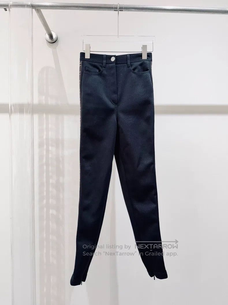 Fendi Fendi Side Knit Logo Long Pants Size 25" / US 0 / IT 36 - 2 Thumbnail
