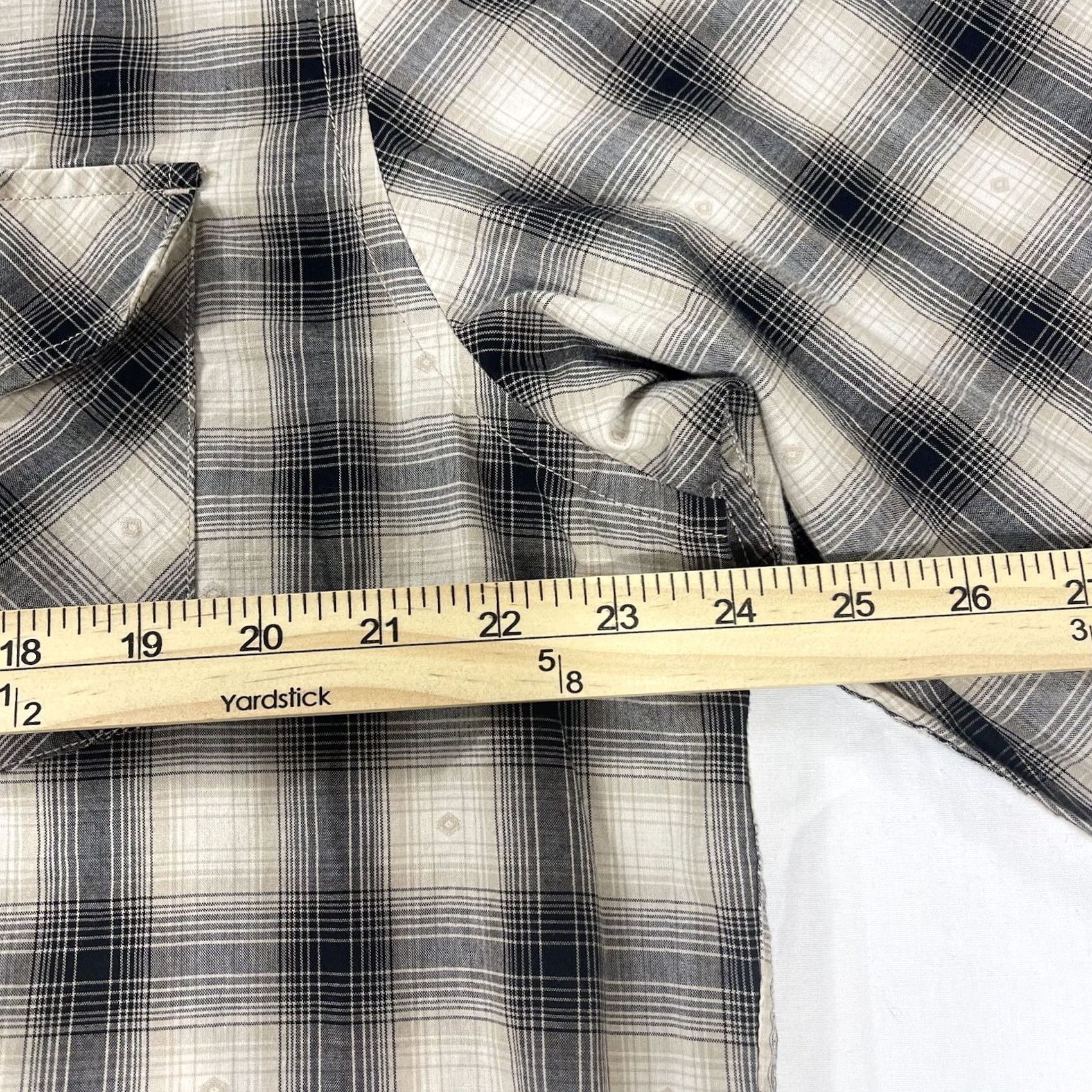 Pendleton Pendleton Mens XL Button-Up Shirt Pearl Button Gray Plaid Western L/S Cowboy N/A Size US XL / EU 56 / 4 - 4 Thumbnail