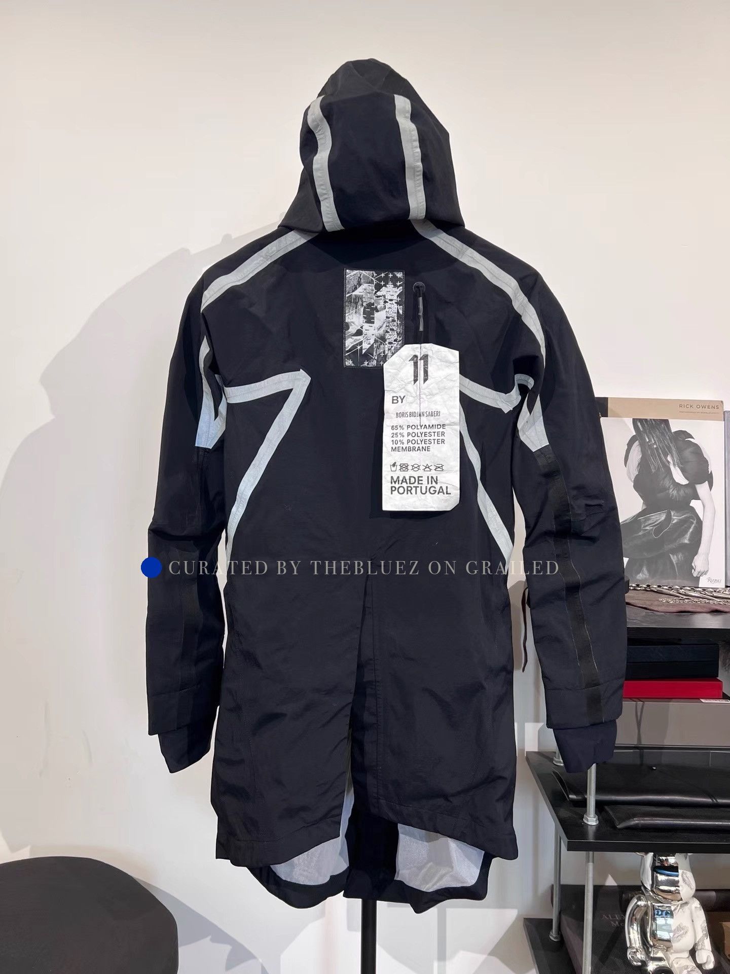 11 By Boris Bidjan Saberi Weatherproof Black Parka in XS Size US XS / EU 42 / 0 - 1 Thumbnail
