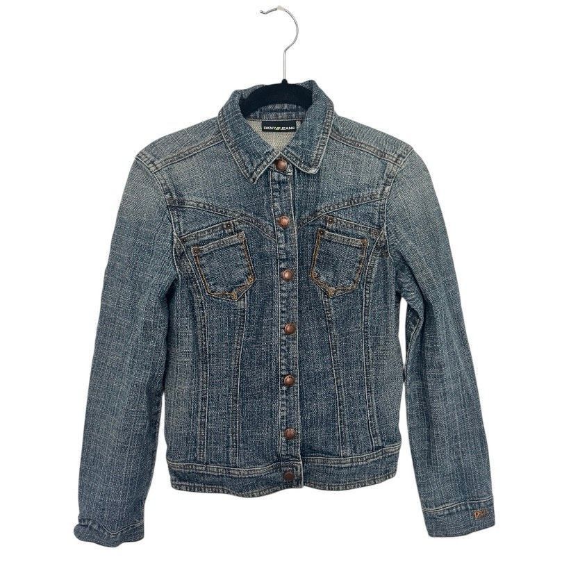 DKNY DKNY Jeans Classic Denim Jacket XS Size XS / US 0-2 / IT 36-38 - 2 Thumbnail