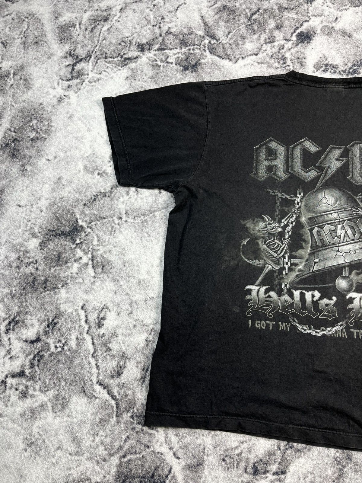 AC/DC ACDC Hells Bells Band Tee Big Graphic Black XL Size US XL / EU 56 / 4 - 10 Thumbnail