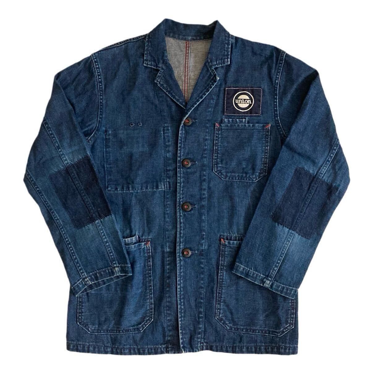 Kapital NO U.S. TARIFF! KAPITAL UNION DENIM WORK SMOCK JACKET COAT Size US M / EU 48-50 / 2 - 1 Thumbnail