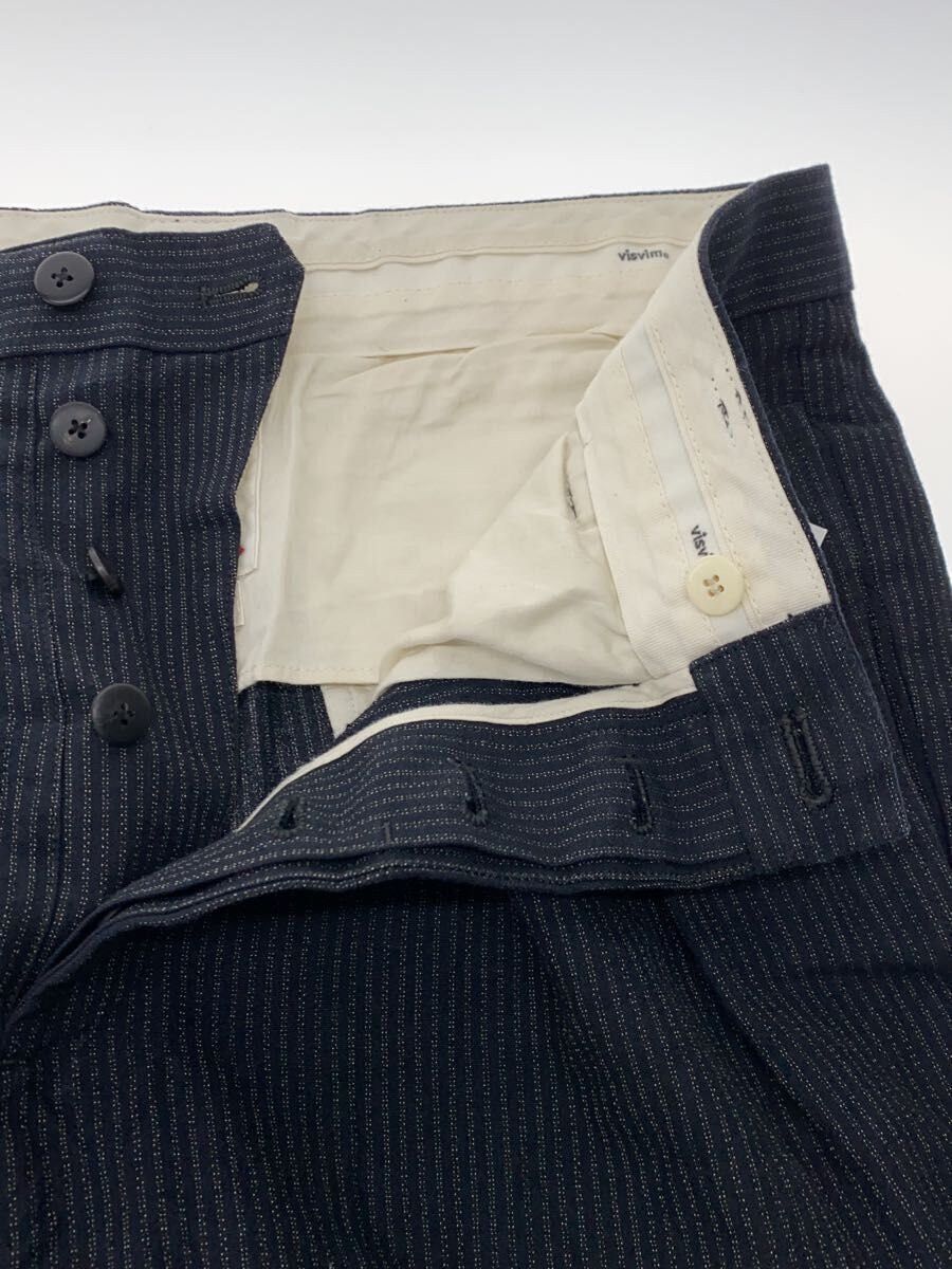Visvim Blue Wool Stripe Mccloud Slacks Size US 30 / EU 46 - 3 Thumbnail