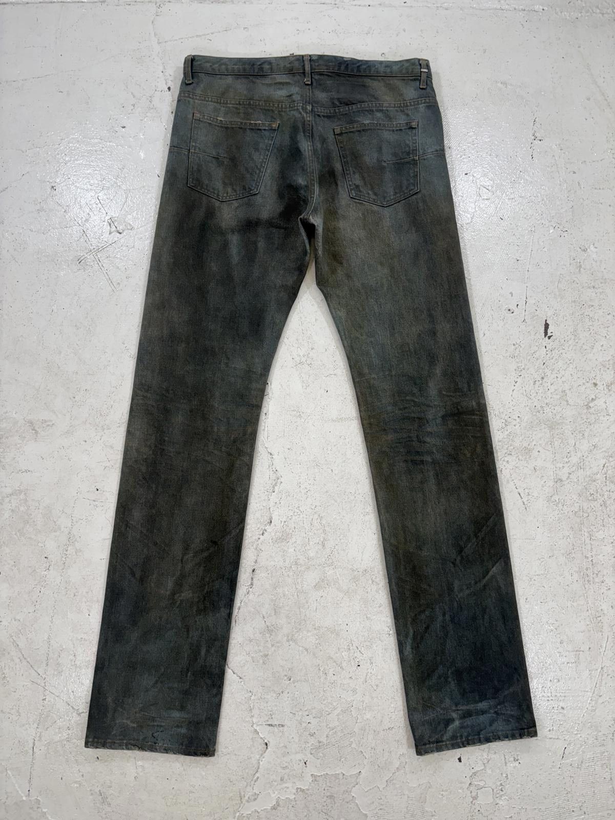 Dior Dior Homme Dirty Clair Clawmark Jeans Size US 36 / EU 52 - 2 Thumbnail