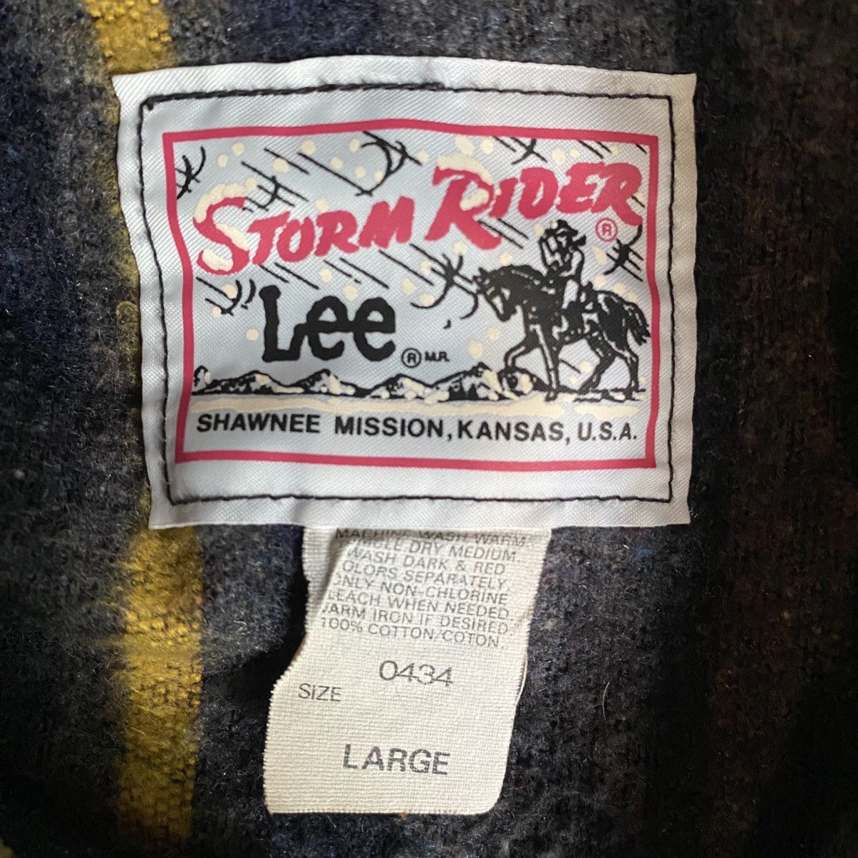 Lee Lee Storm Rider Denim Jacket with Brown Corduroy Collar Size US L / EU 52-54 / 3 - 16 Thumbnail
