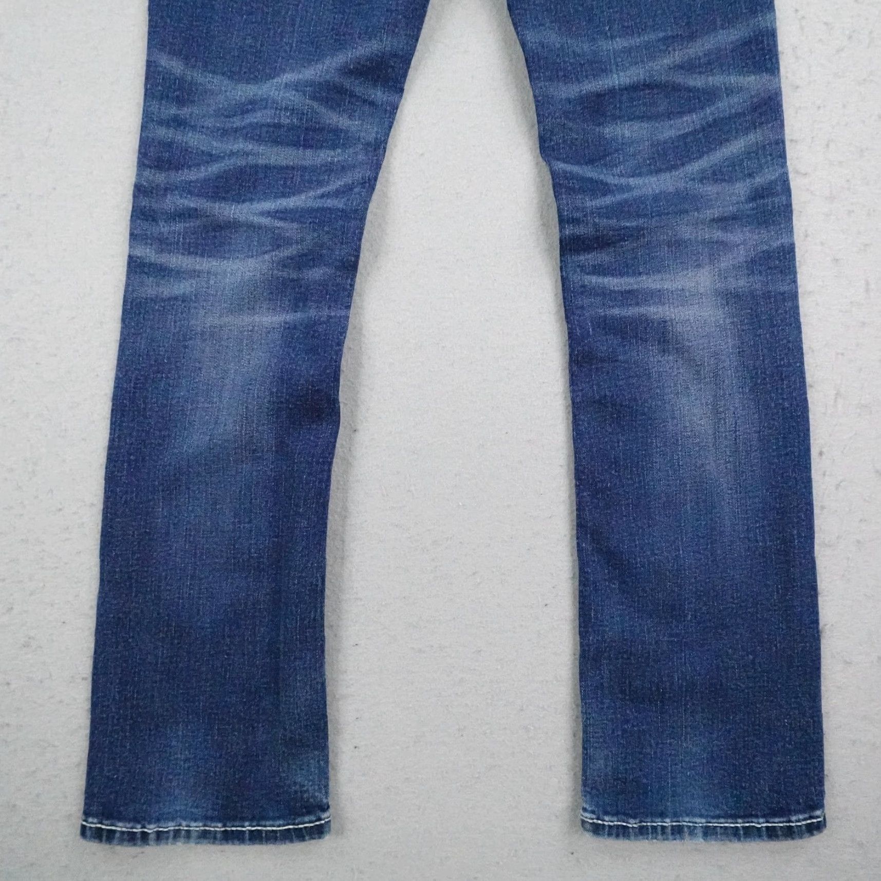 Buckle Black Buck le Black Jeans Womens 27R Blue Denim Straight Leg Slim Fit No 3 Stretch BKE Size 27" / US 4 / IT 40 - 6 Thumbnail
