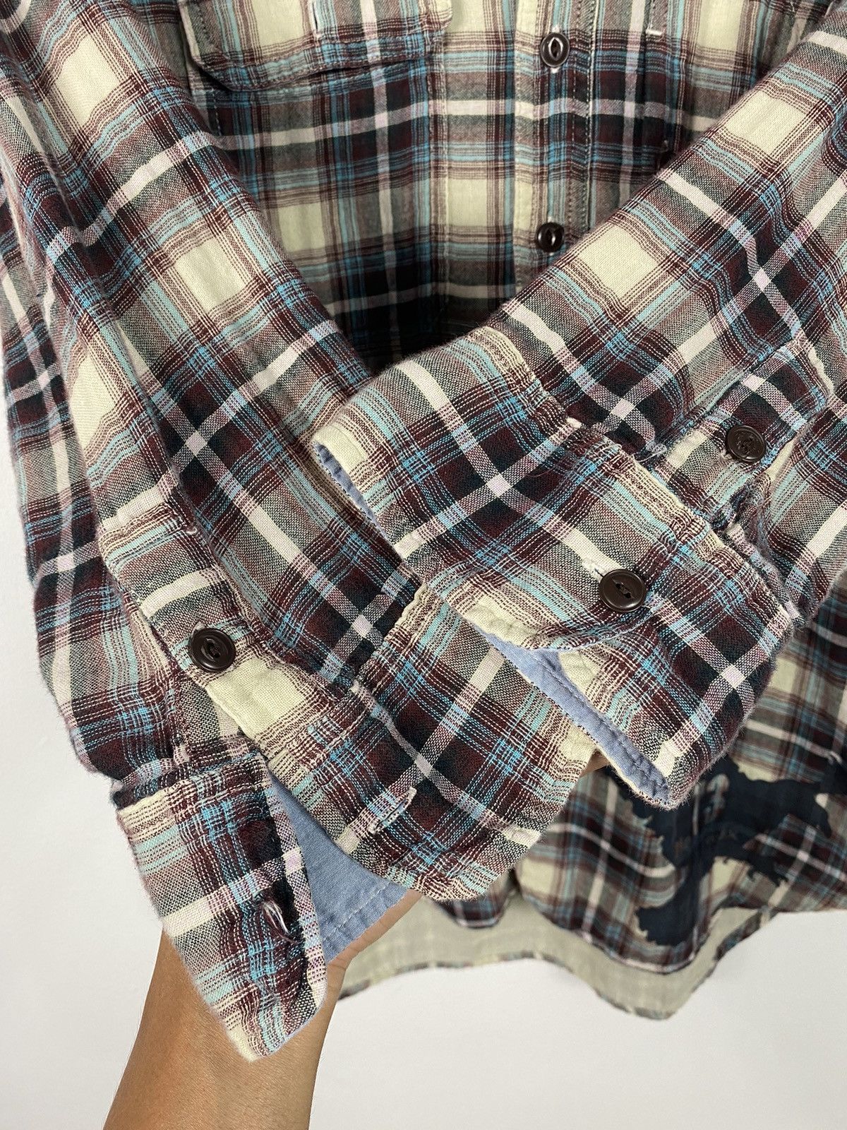 Avirex Avirex Flannel Button Up Shirt Size L / US 10 / IT 46 - 3 Thumbnail
