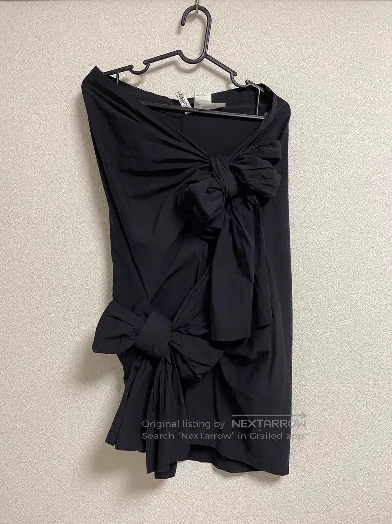 Comme Des Garcons size M Bow-tie ribbon dress