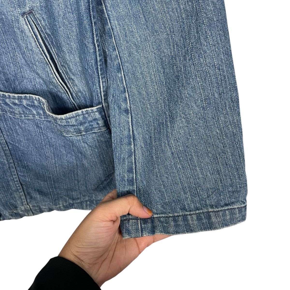 Japanese Brand Alpha Cubic Sport Denim Jacket Size US M / EU 48-50 / 2 - 13 Thumbnail