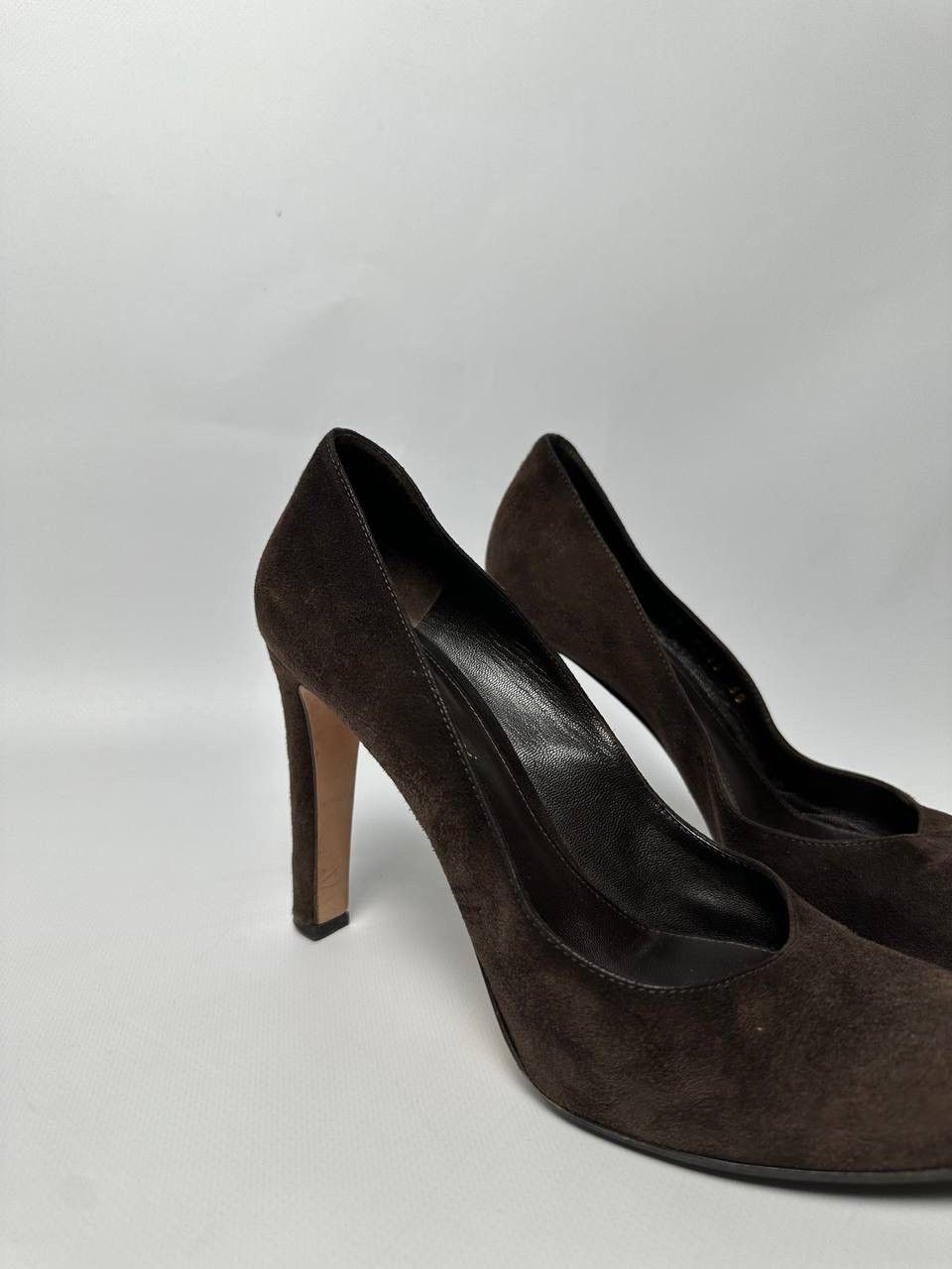 Gianvito Rossi Gianvito Rossi Brown Suede Heels Size 38 Size US 8 / IT 38 - 2 Thumbnail