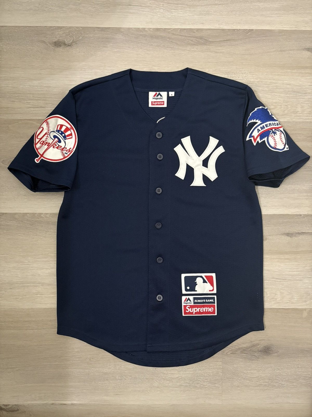 Supreme Yankees Baseball Jersey | Grailed