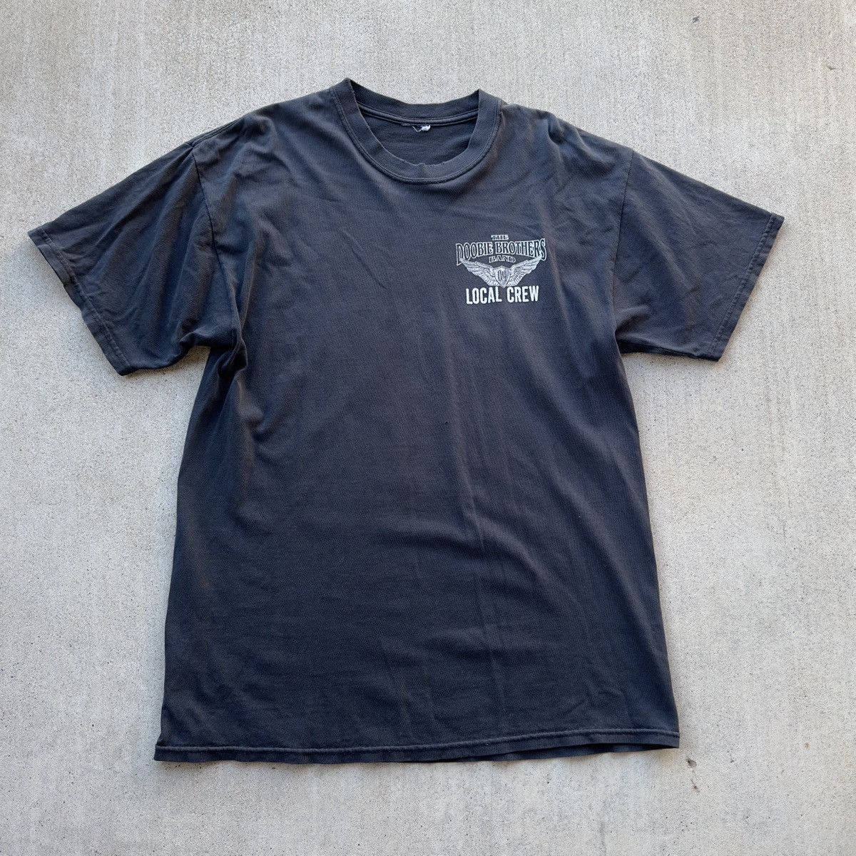 Band Tees × Vintage Vintage Doobie Brothers Concert Shirt Local Crew 04 Promo Size US XL / EU 56 / 4 - 1 Thumbnail