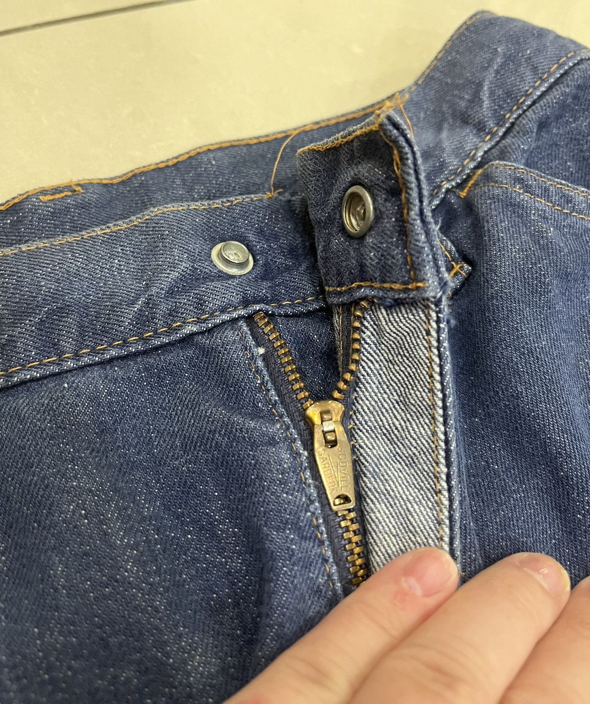 Levi's Vintage 70's Levis Orange Tab Scovill Gardlok Zipper Jeans Size US 28 / EU 44 - 9 Thumbnail