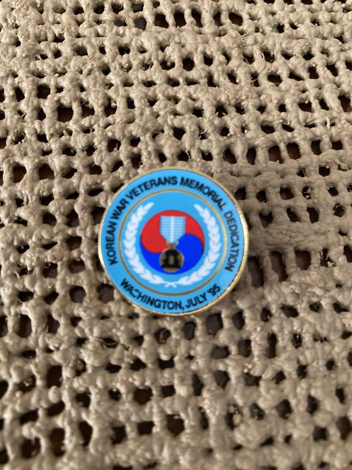 Other KOREAN WAR VETERANS MEMORIAL DEDICATION WASHINGTON LAPEL PIN Size ONE SIZE - 2 Thumbnail