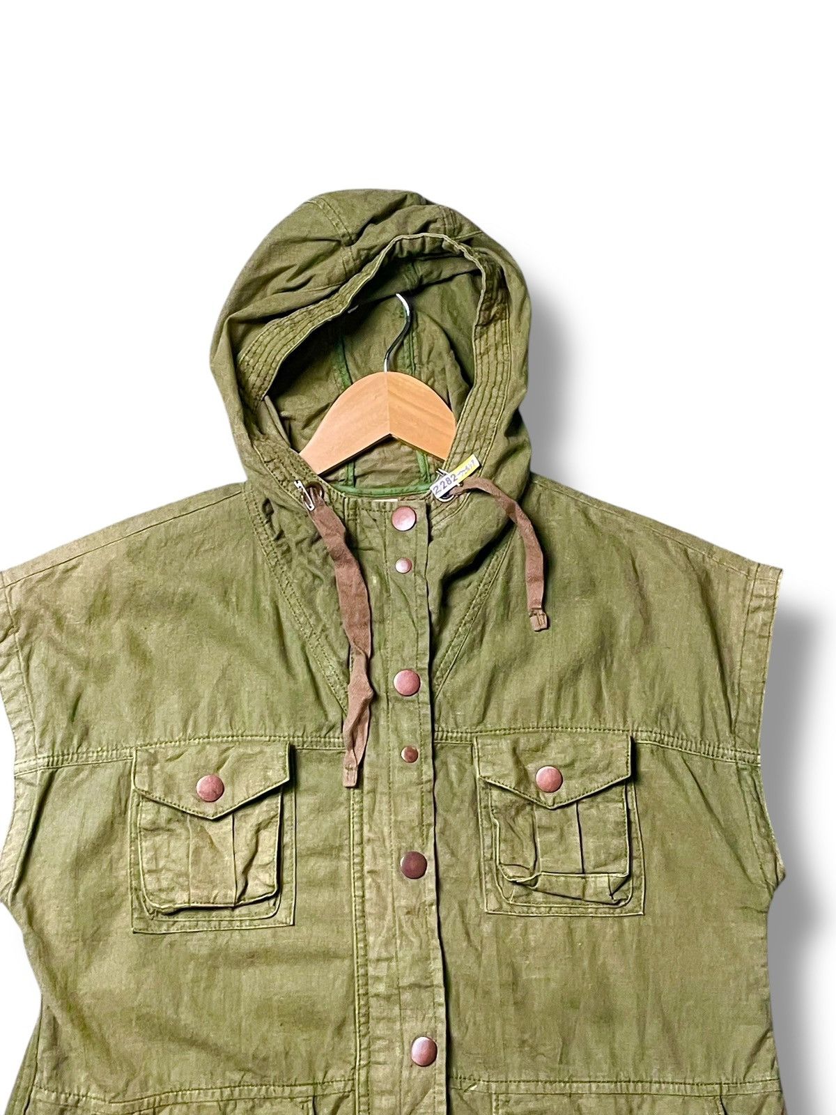 Avirex × Vintage Vintage 1975’s Avirex Military Hooded Vest (45) Size US S / EU 44-46 / 1 - 2 Thumbnail