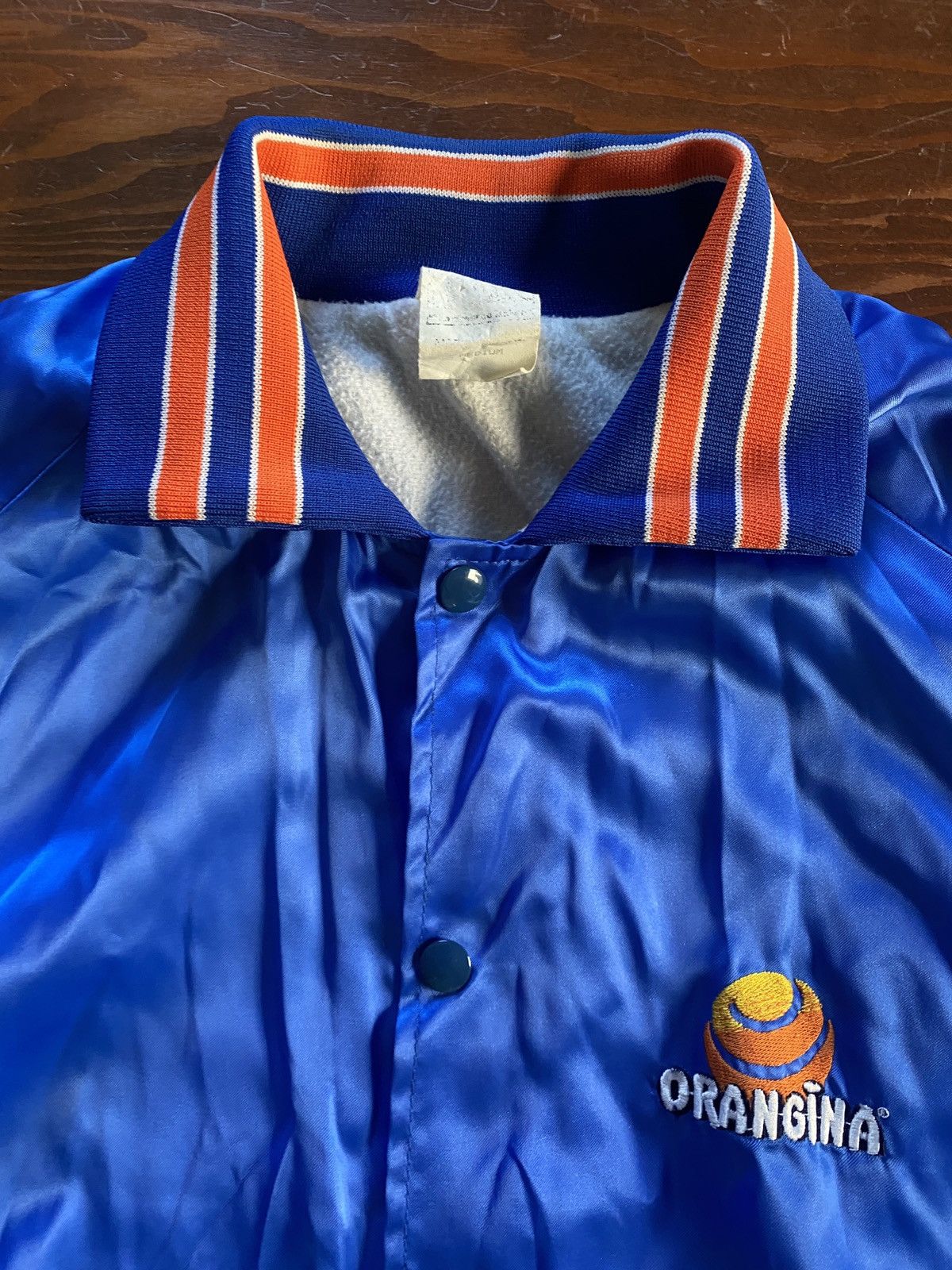 Vintage Vintage 80’s Orangina Sateen Raglan Snap Button Jacket Size US S / EU 44-46 / 1 - 6 Thumbnail