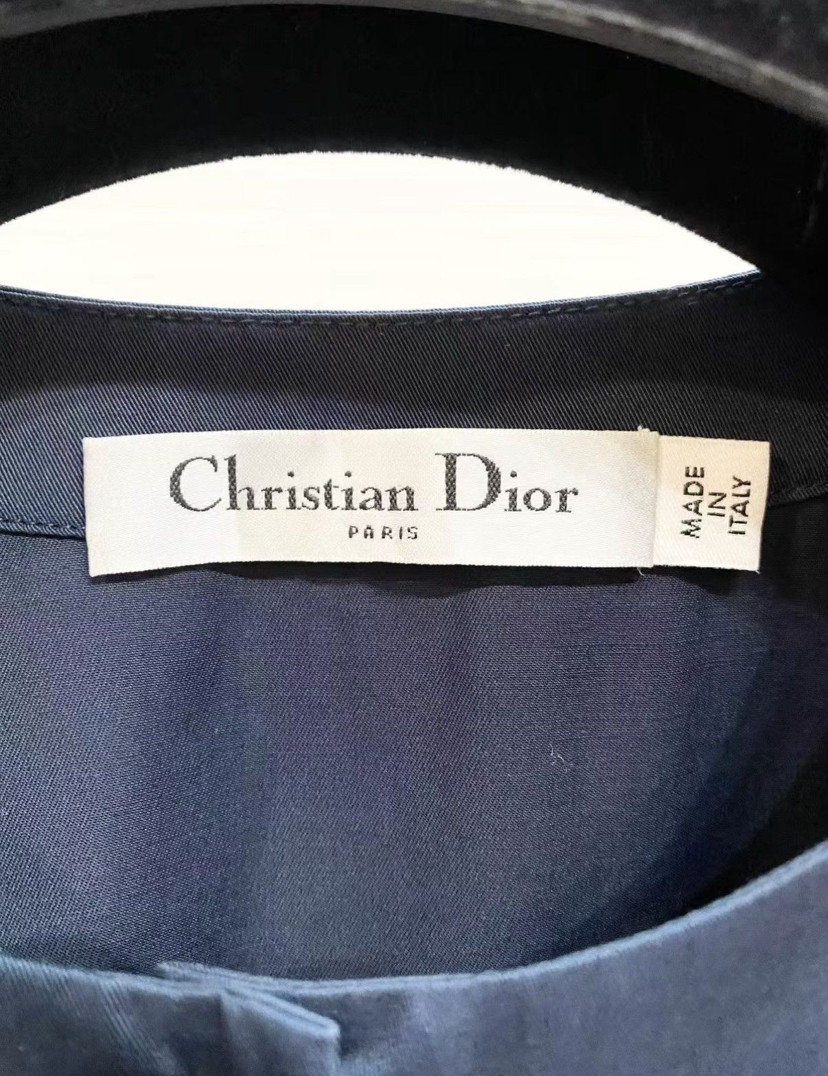 Dior Dior Classic Blue Badge Shirt Dress J33 Size S / US 4 / IT 40 - 6 Thumbnail