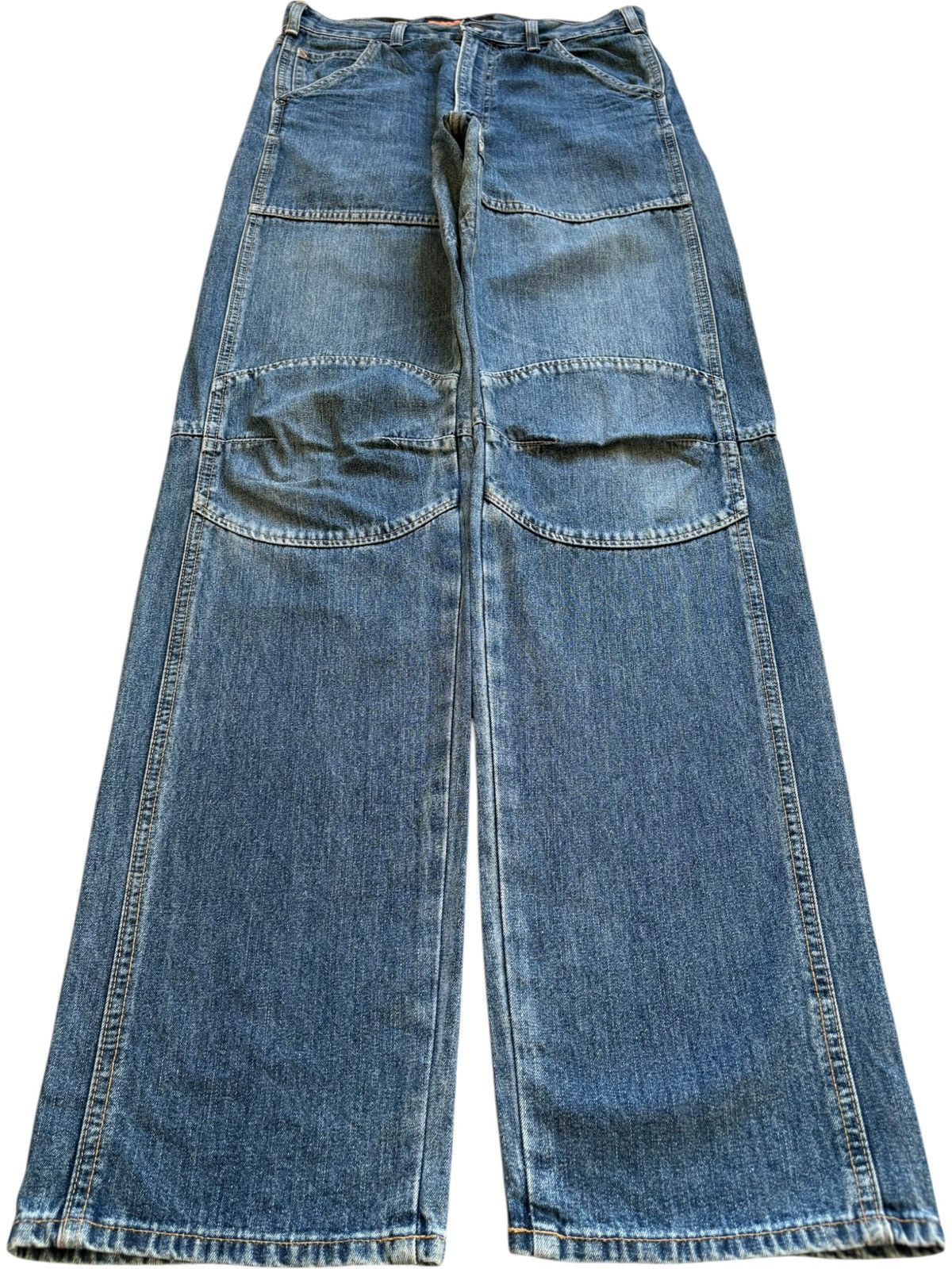 Big John Vintage Big John Blue Wash Workwear Jeans Size US 29 - 1 Thumbnail