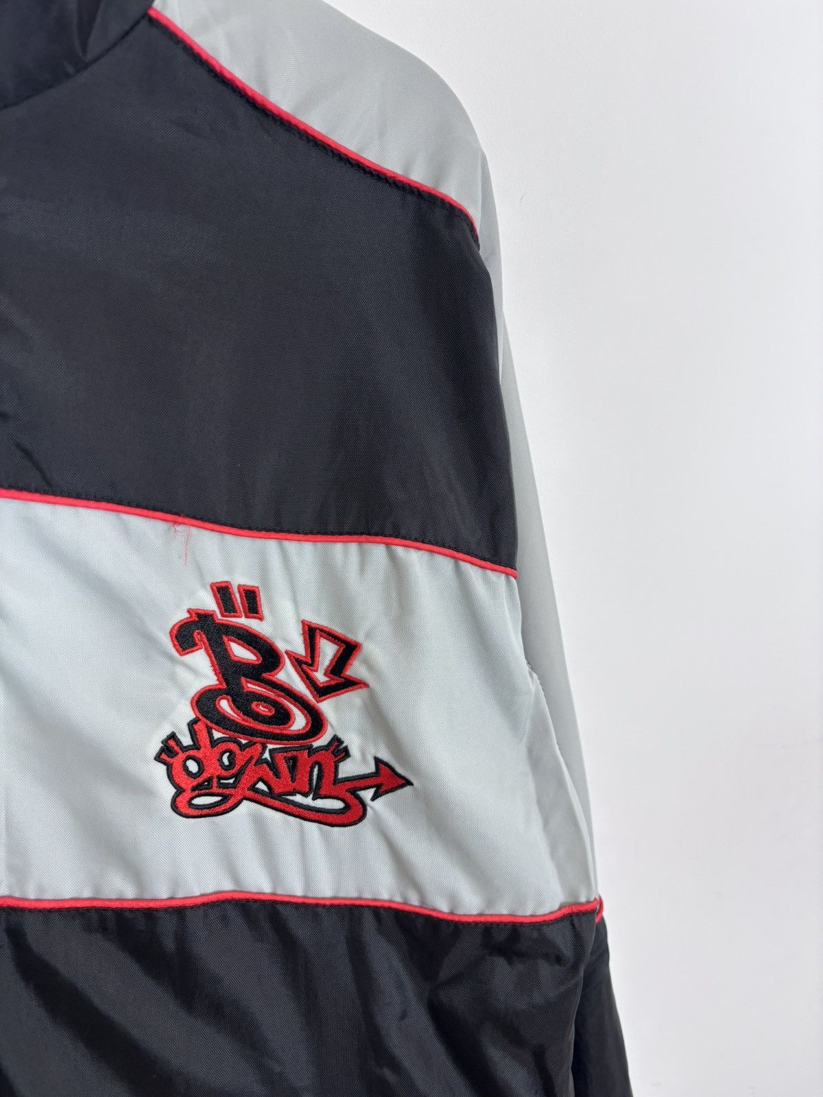 Other Vintage USA Design Y2K Big Logo Black/Grey Hype Track Jacket Size US S / EU 44-46 / 1 - 7 Thumbnail