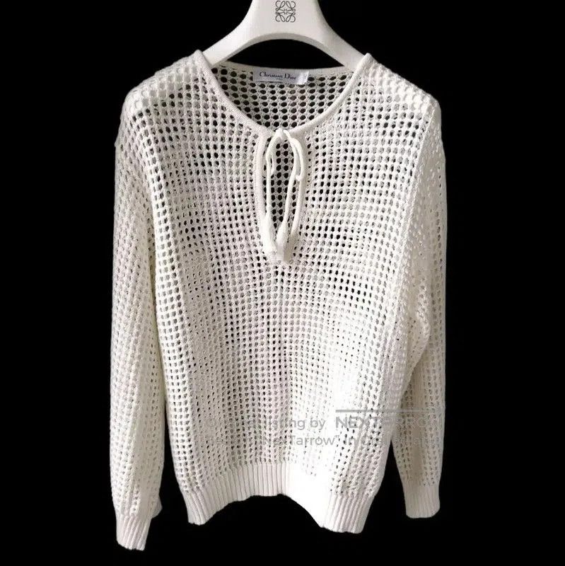 Dior Dior Ivory Wool Knit Pullover Sweater . Size S / US 4 / IT 40 - 1 Thumbnail