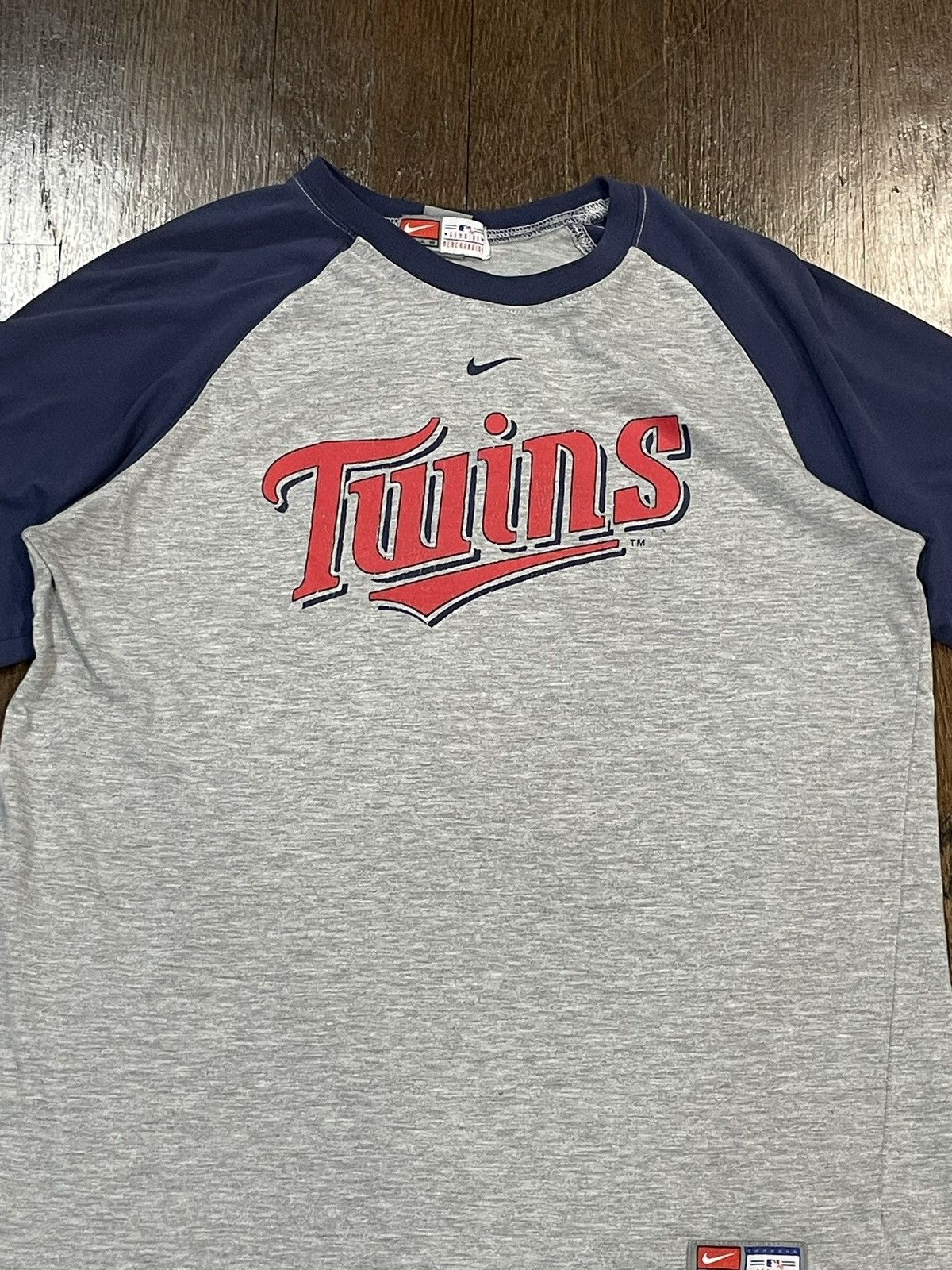 Nike Vintage Nike Twins Baseball Shirt Size US L / EU 52-54 / 3 - 1 Thumbnail