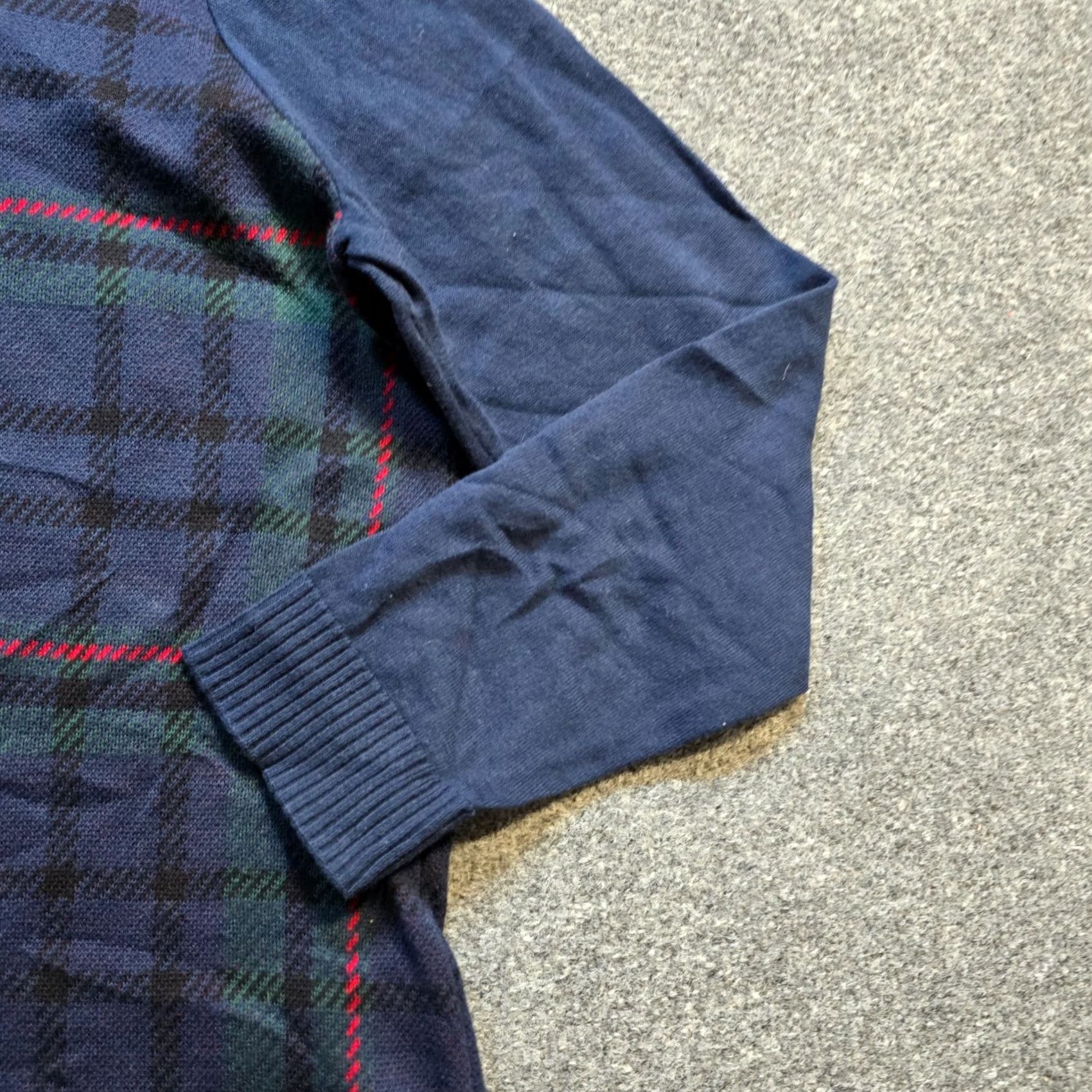 Talbots Talbots Sweater Women XL Blue Plaid Turtleneck Long Sleeve Top Casual Workwear Size XL / US 12-14 / IT 48-50 - 4 Thumbnail