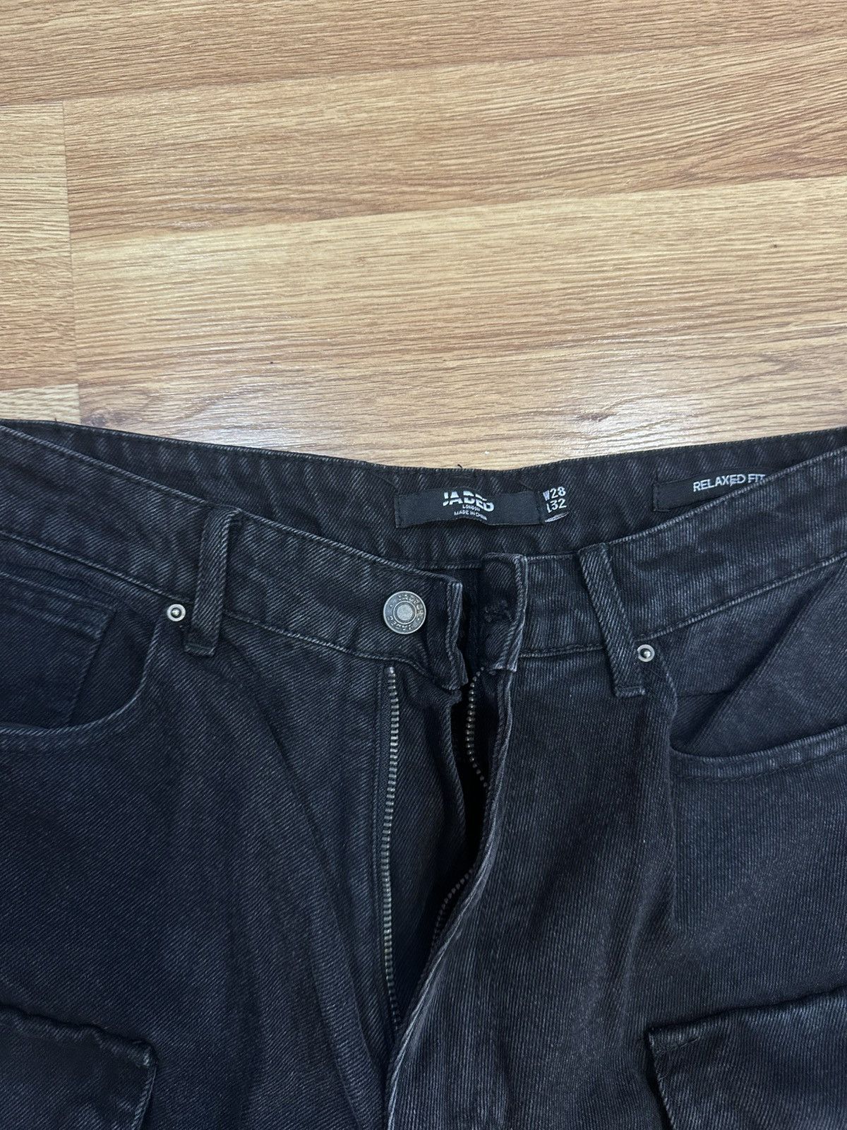 Jaded London Jaded London Black Multi Cargo Jeans Size US 28 / EU 44 - 5 Thumbnail