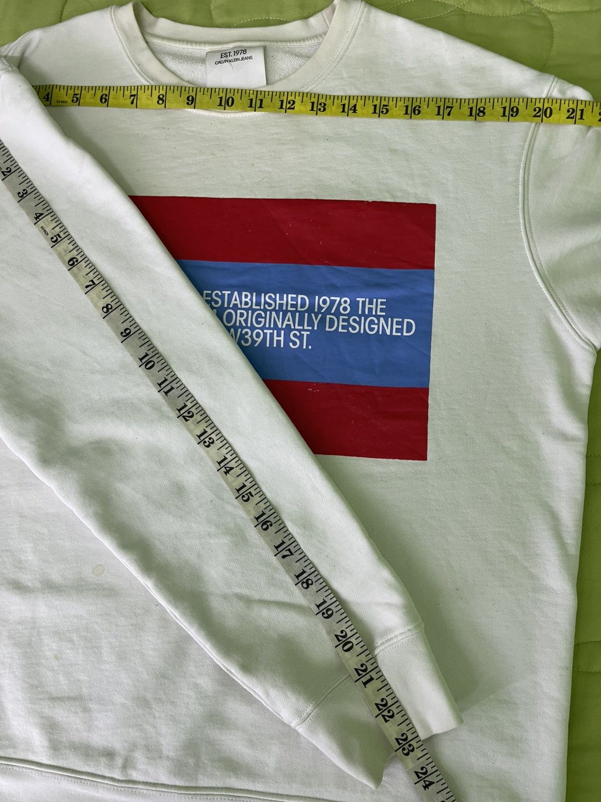 Calvin Klein 205W39NYC Vintage Calvin Klein Sweatshirt Size US M / EU 48-50 / 2 - 9 Thumbnail