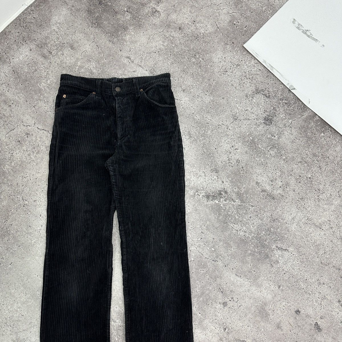 Levi's Vintage 1973 70s Levis Corduroy Bootcut Jeans France rare og Size US 31 - 5 Thumbnail