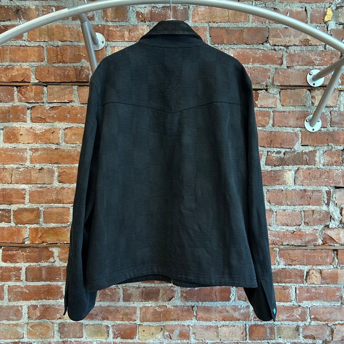 Louis Vuitton LOUIS VUITTON DAMIER WORKWEAR COTTON BLOUSON ‘BLACK’ Size US XL / EU 56 / 4 - 2 Thumbnail