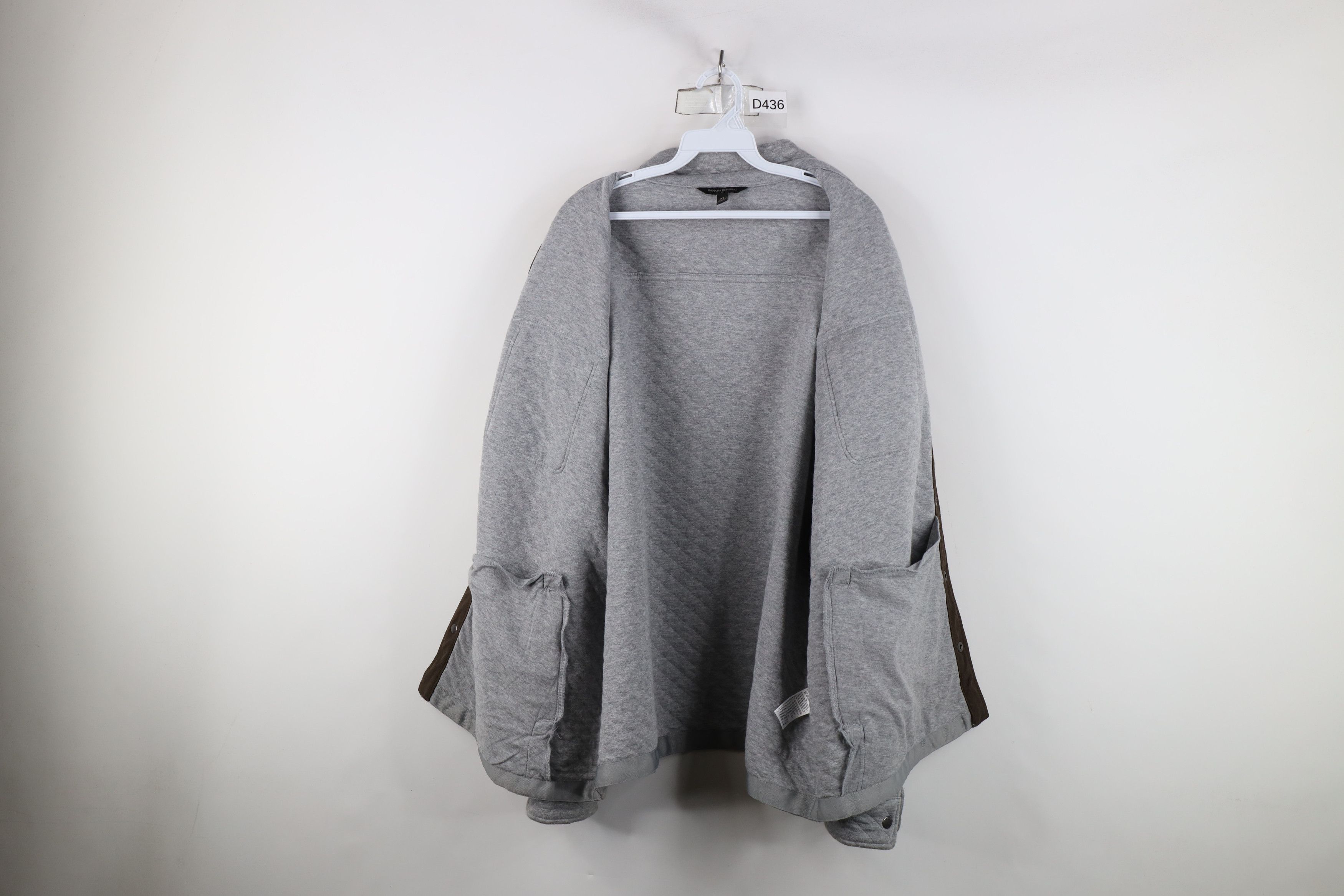 Banana Republic × Vintage Banana Republic Quilted Snap Button Shirt Jacket Jac Shirt Size US XL / EU 56 / 4 - 11 Thumbnail