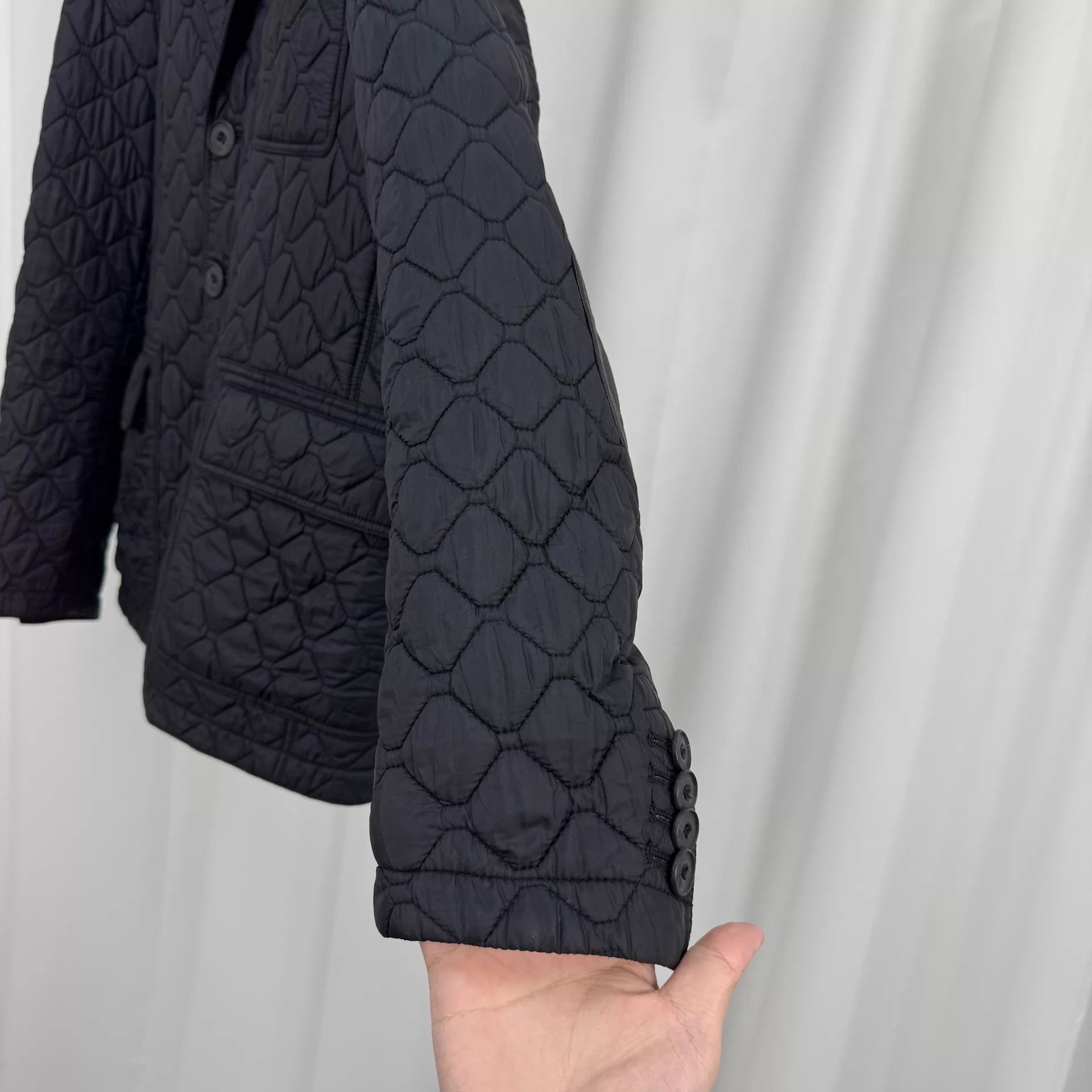 Burberry Burberry quilted leather trim black puffer S mint Size S / US 4 / IT 40 - 4 Thumbnail