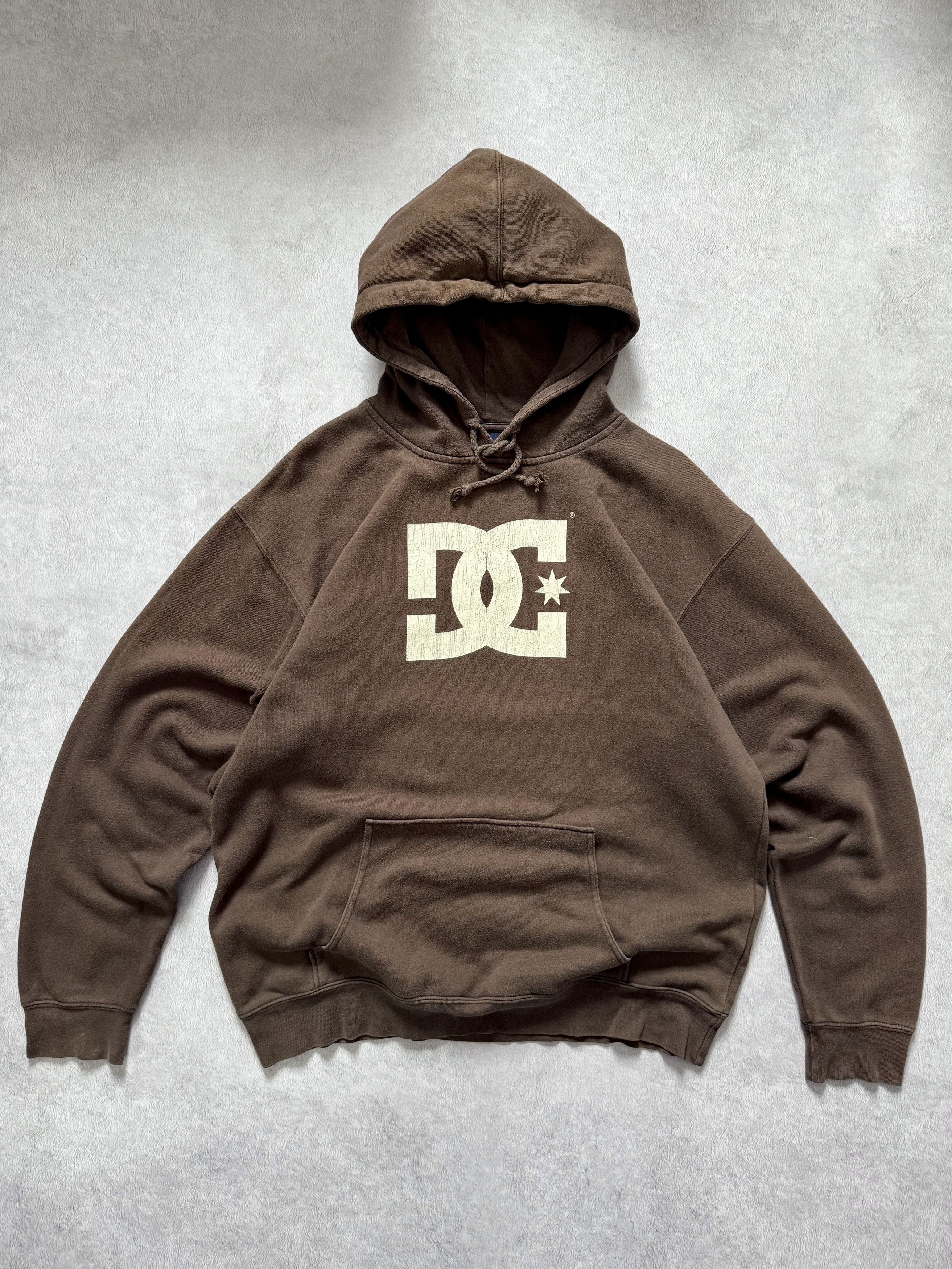 DC Y2K Grail Brown DC Faded Hoodie Size US L / EU 52-54 / 3 - 6 Thumbnail