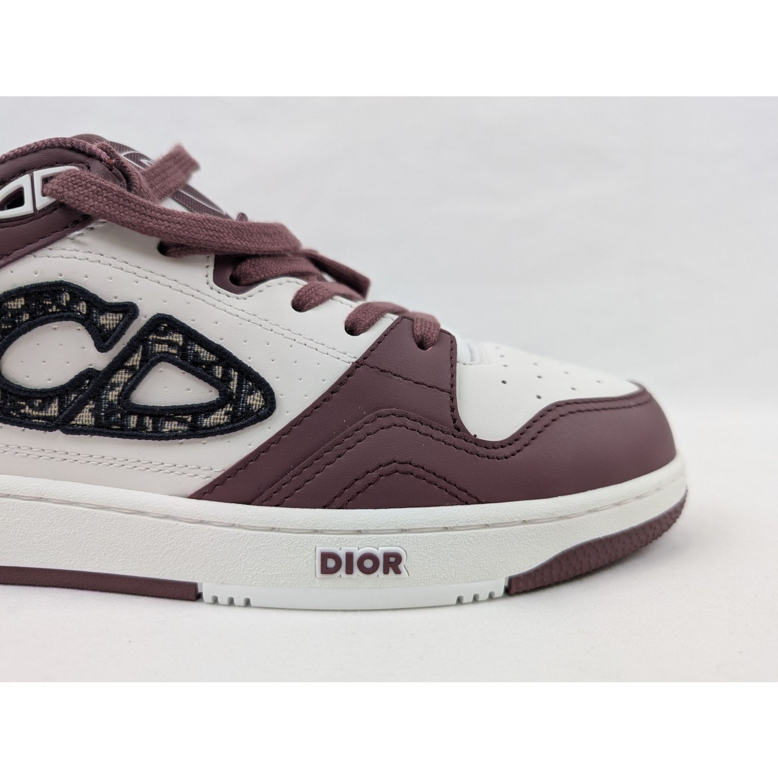 Dior o1rshd1 M-B57 LT Calf Sneakers in Bordeaux Size US 9 / EU 42 - 2 Thumbnail
