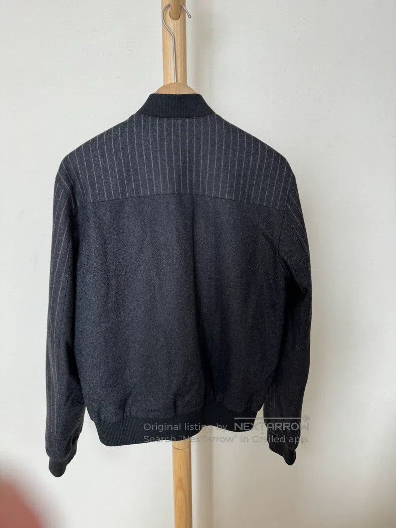 Hermes Hermes Jacket, 100% wool, size 48, striped dark gray. Size US M / EU 48-50 / 2 - 7 Thumbnail