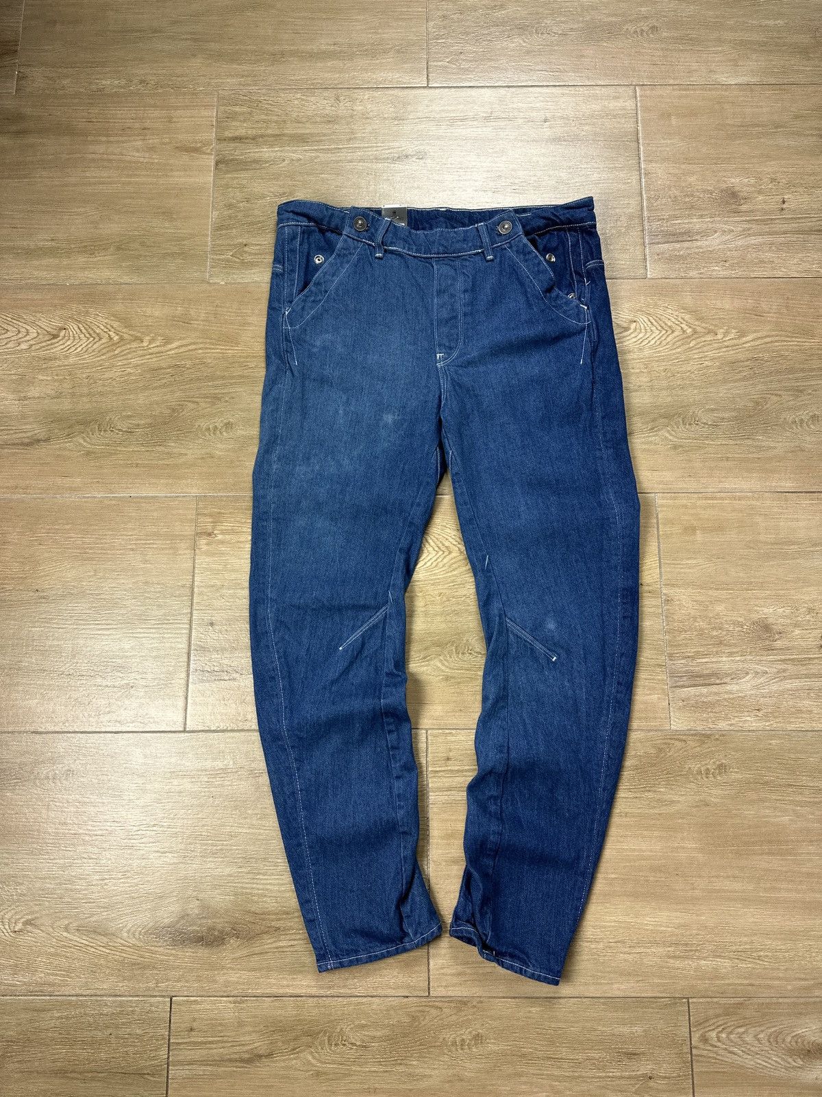 G-Star NEW🏷️ G-Star Raw Arc Navy 3D Boyfriend WMN Denim Jeans Size US 27 - 1 Thumbnail