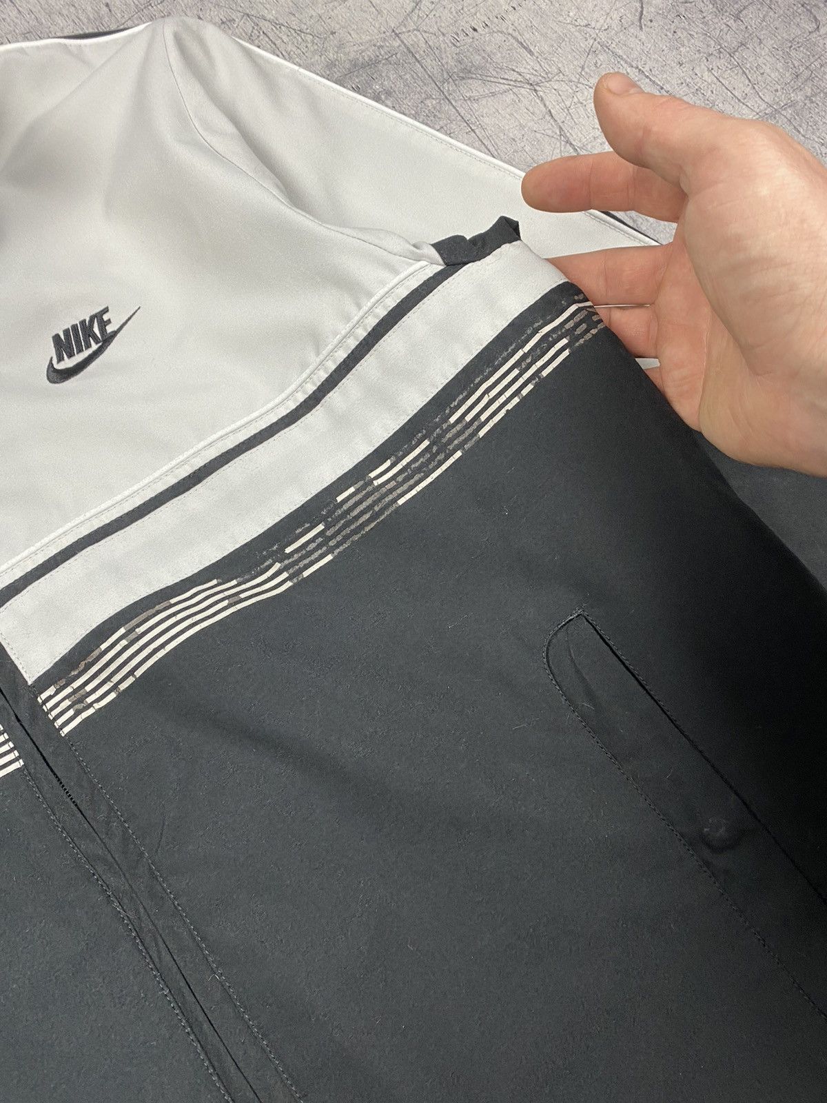 Nike Vintage Nike Streetwear y2k Drill Track Top Jacket Size US M / EU 48-50 / 2 - 11 Thumbnail