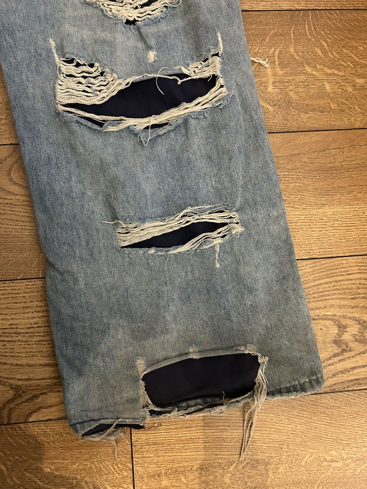 Japanese Brand Mijko hyper distressed jeans Size US 32 / EU 48 - 5 Thumbnail