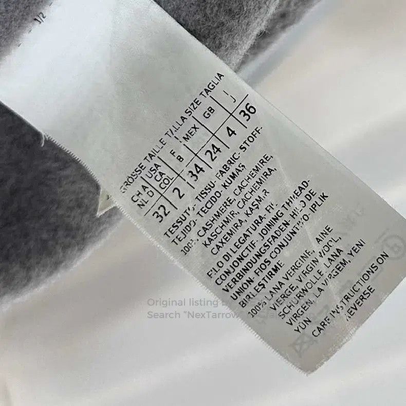 Max Mara Max Mara Silver Gray Cashmere Coat Size XS / US 0-2 / IT 36-38 - 5 Thumbnail