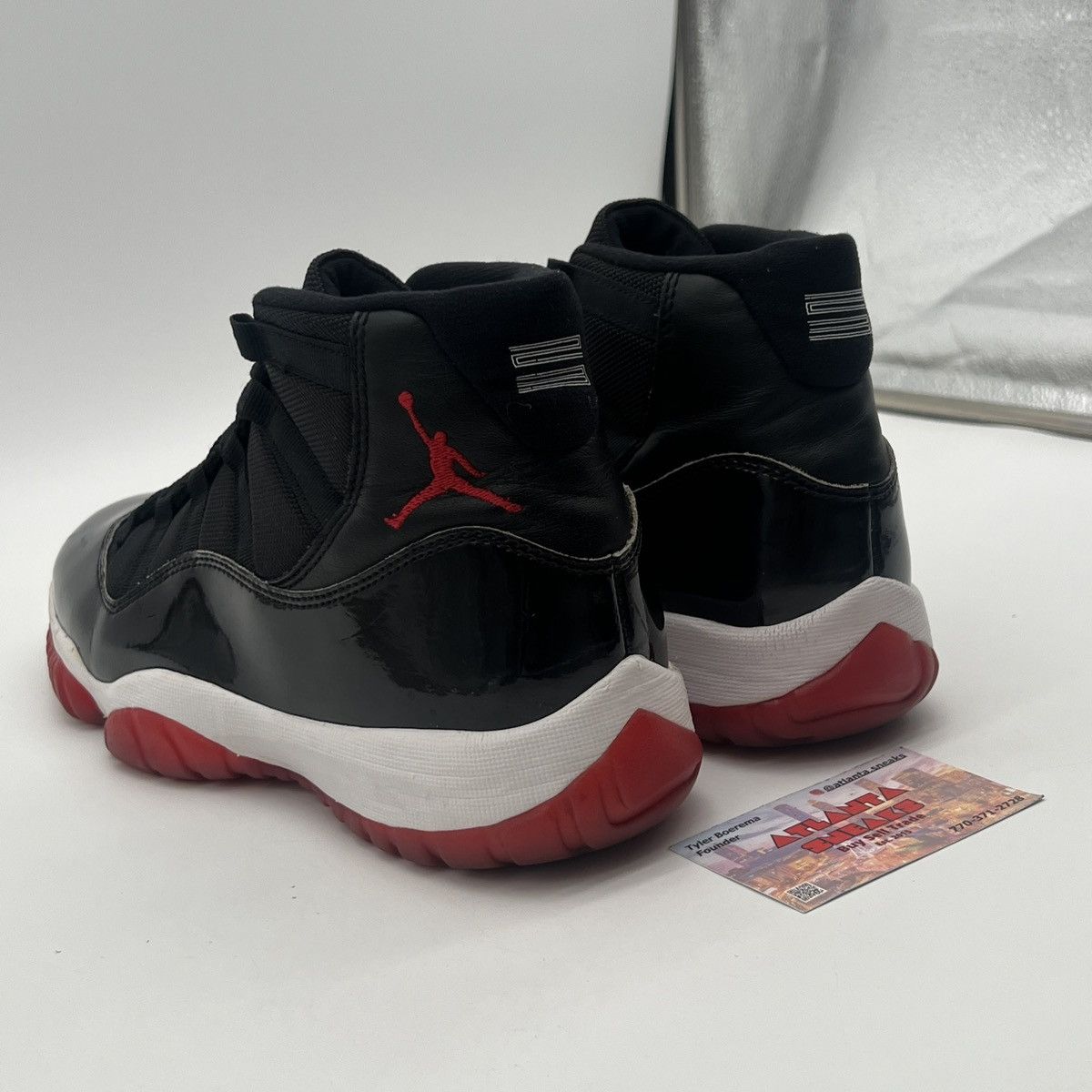 Jordan Brand Air Jordan 11 Bred Size US 10 / EU 43 - 4 Thumbnail